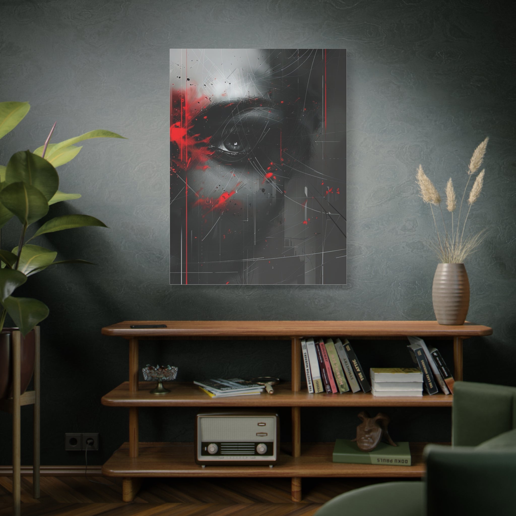 🔴 RED SHIFT : FRACTURE | Abstract Wall Art