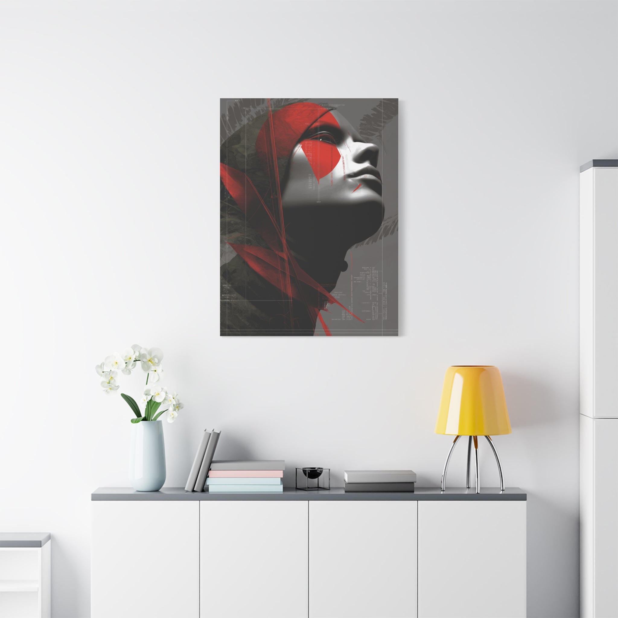 🔴 RED SHIFT: ASCENSION | Abstract Wall Art