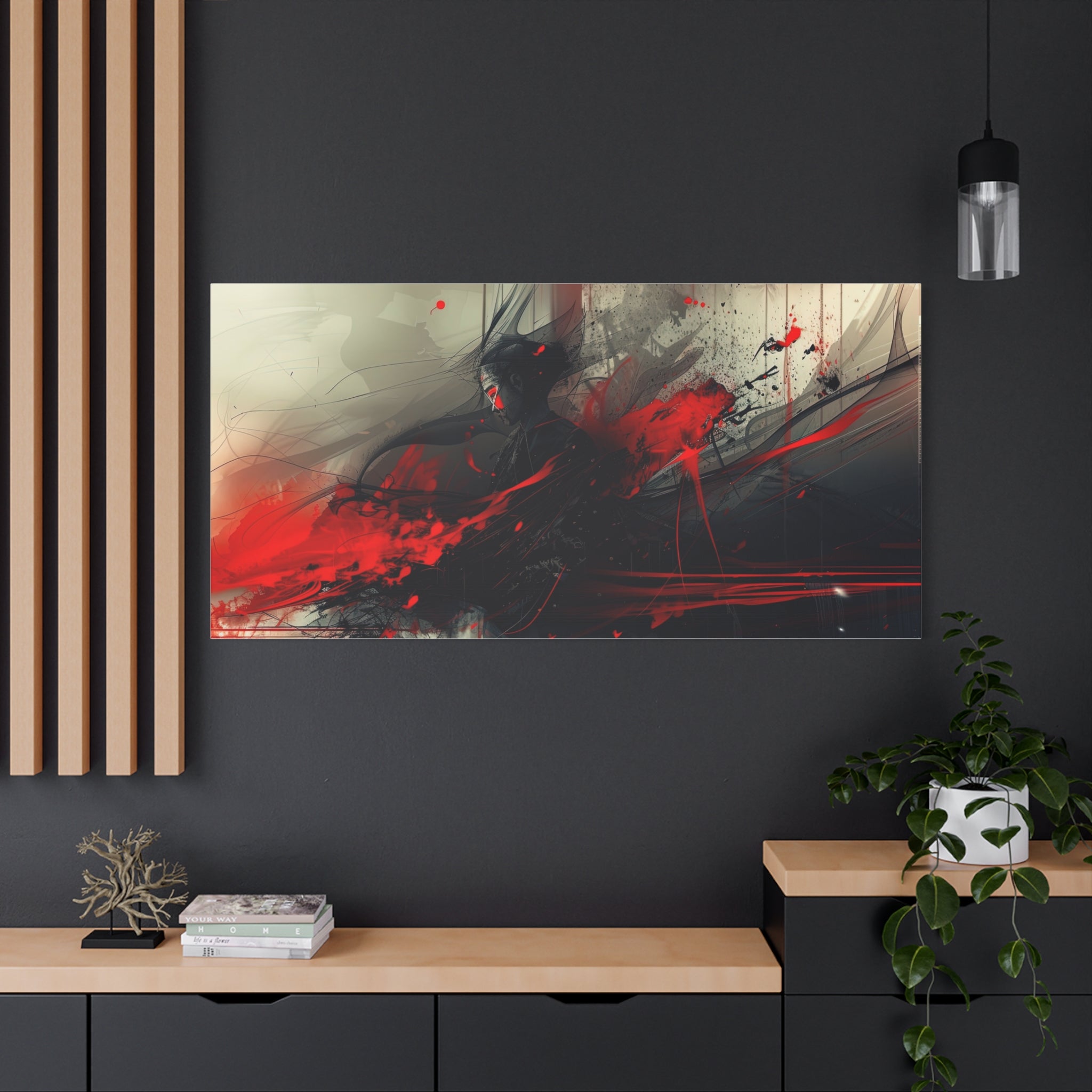 🔴 RED SHIFT SERIES: FLUX | Abstract Wall Art