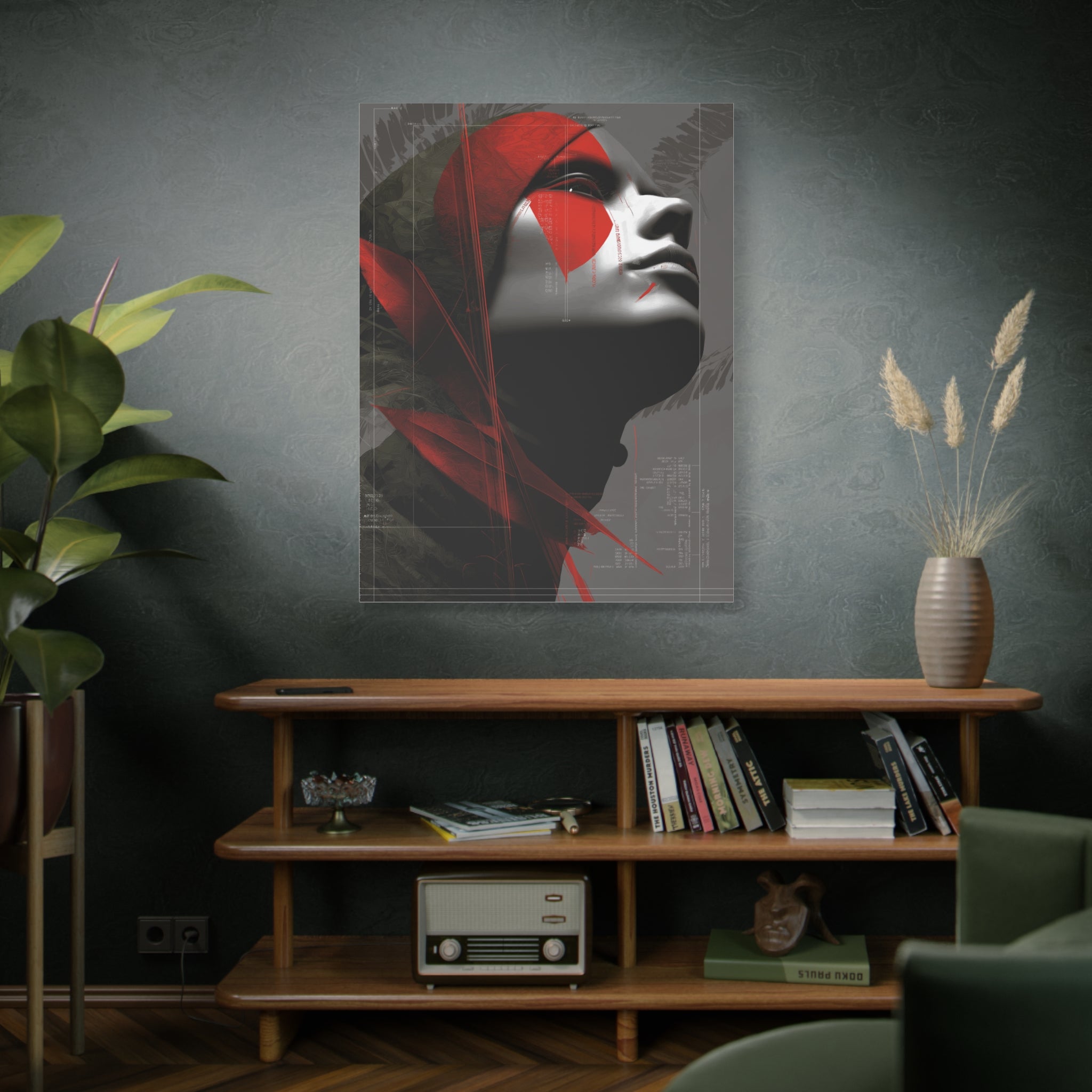 🔴 RED SHIFT: ASCENSION | Abstract Wall Art