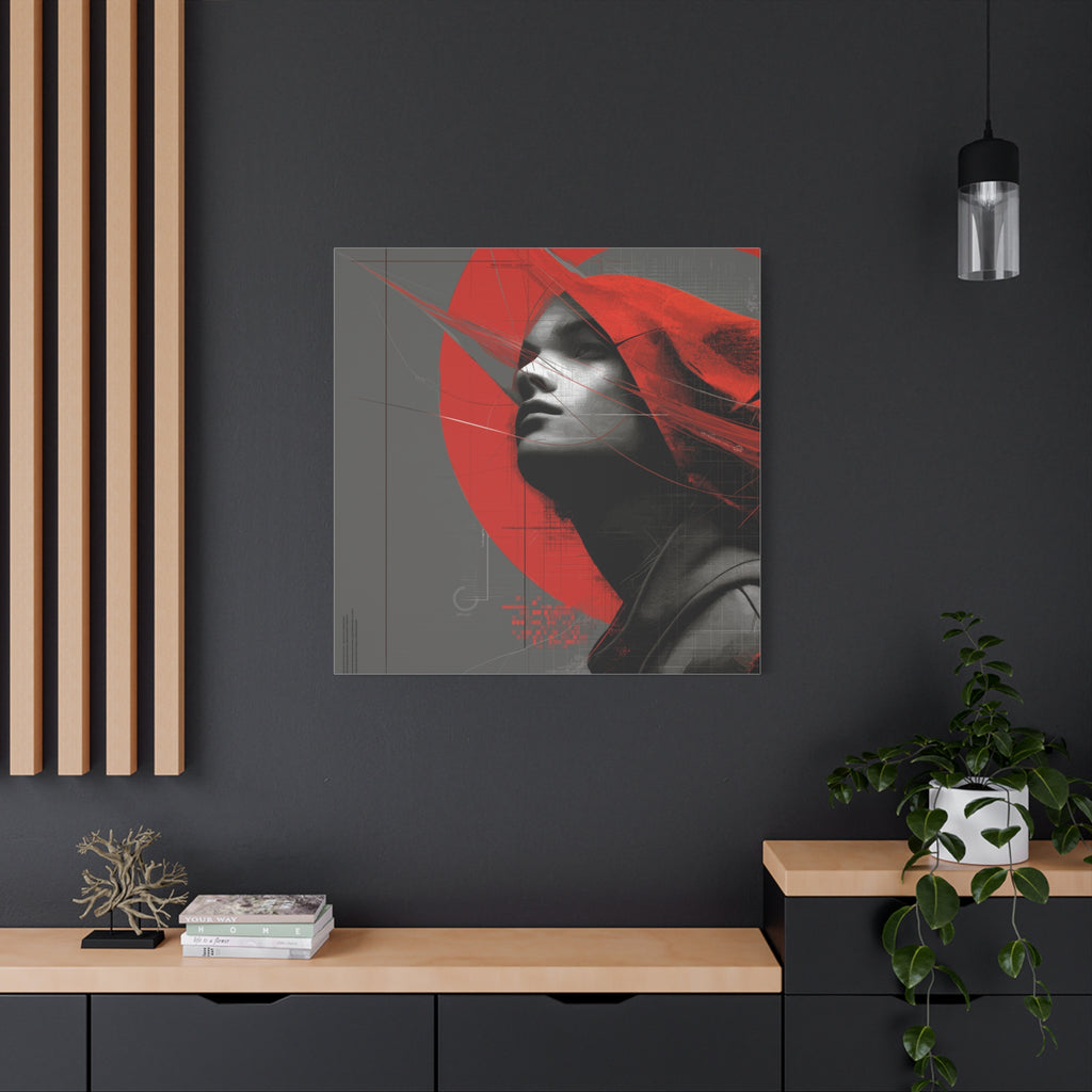 🔴 RED SHIFT: ASCEND | Abstract Wall Art