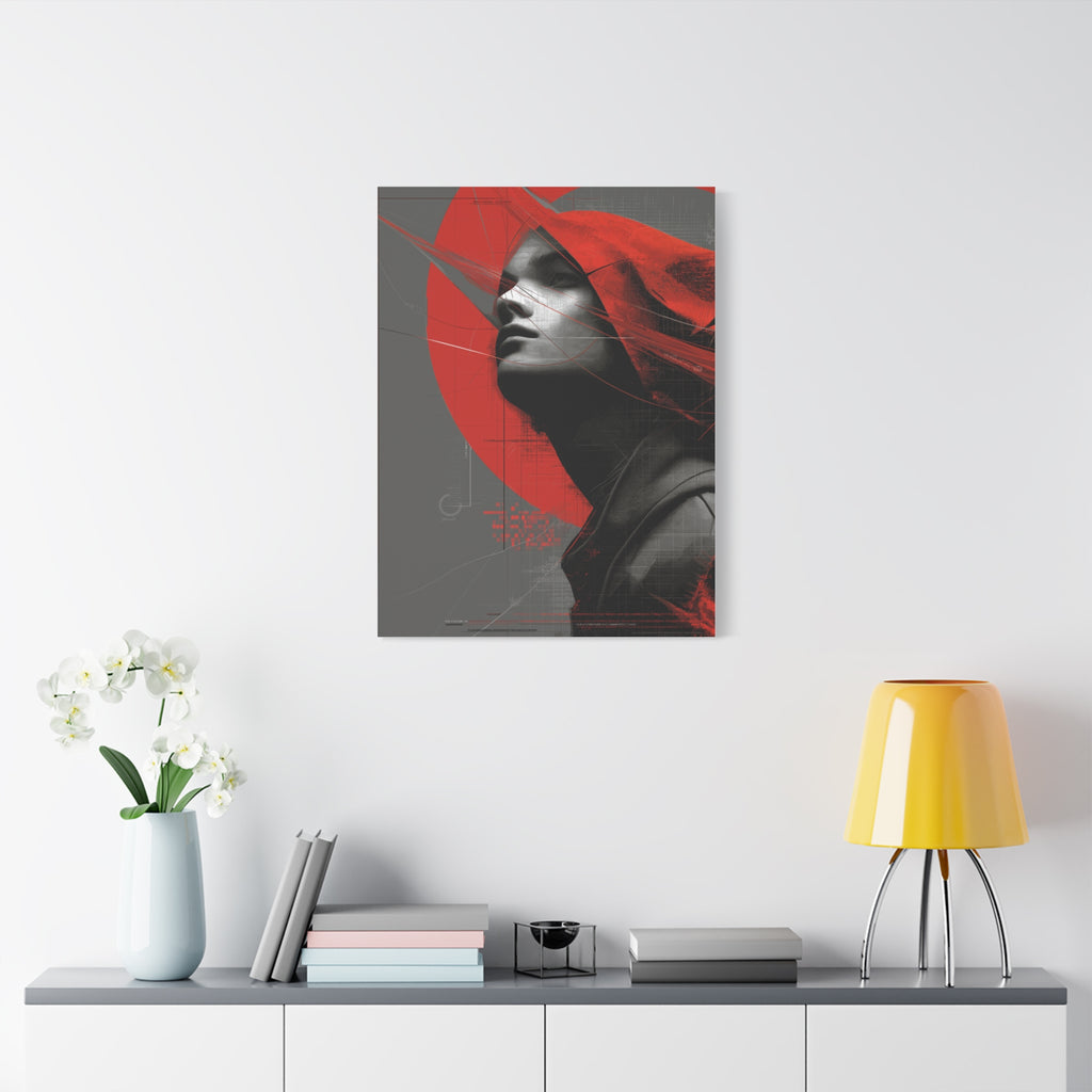 🔴 RED SHIFT: ASCEND | Abstract Wall Art