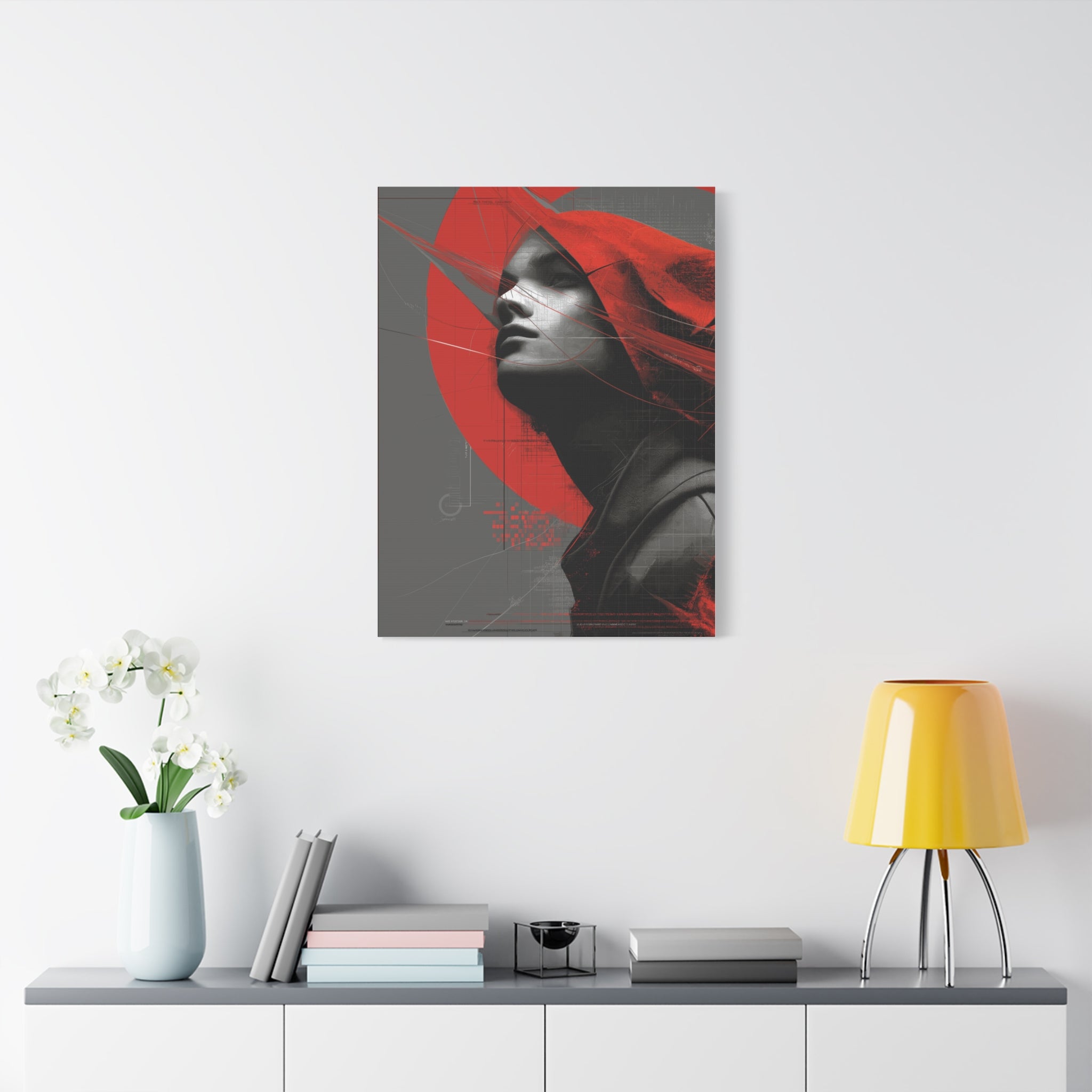 🔴 RED SHIFT: ASCEND | Abstract Wall Art