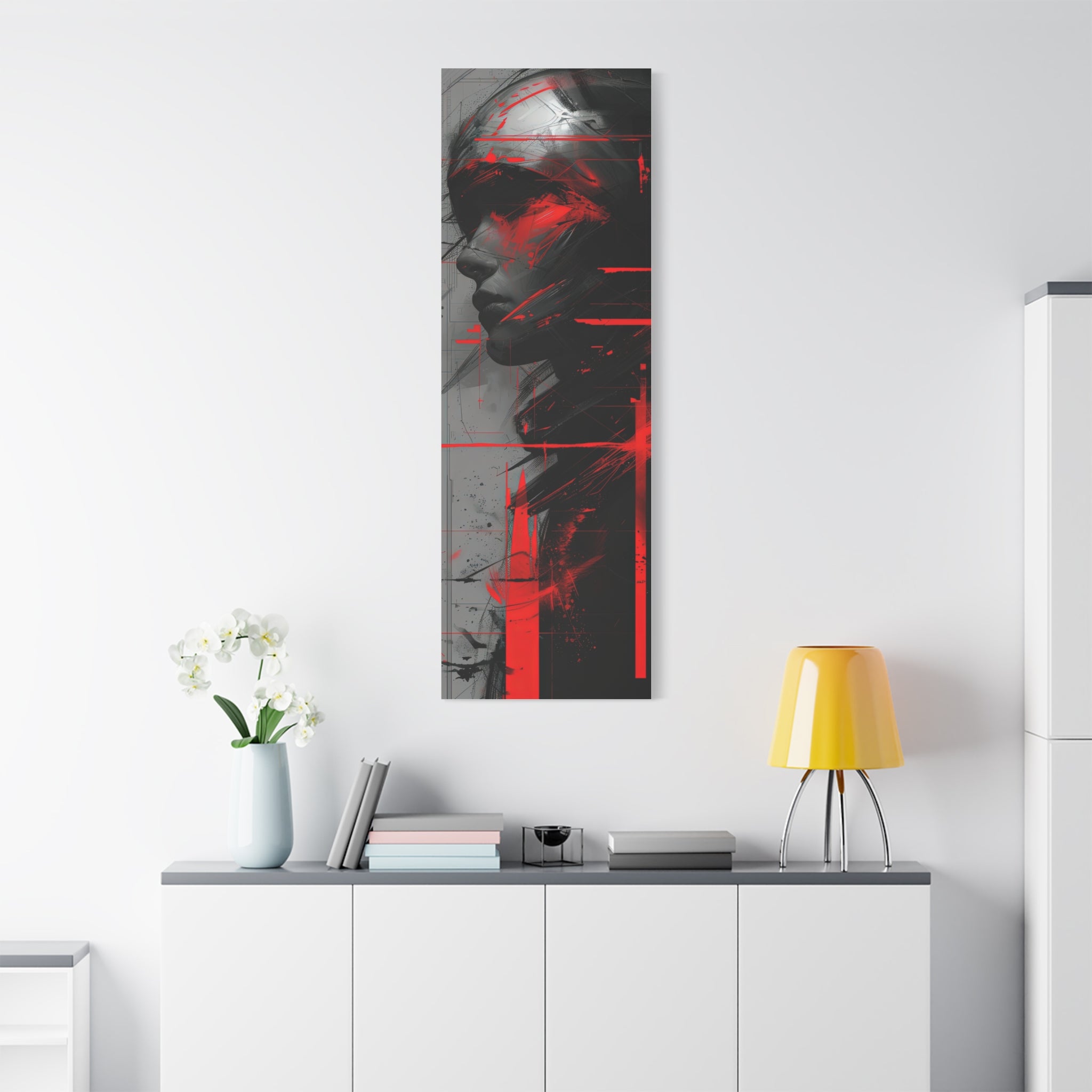 🔴 RED SHIFT: DISSONANCE | Abstract Wall Art