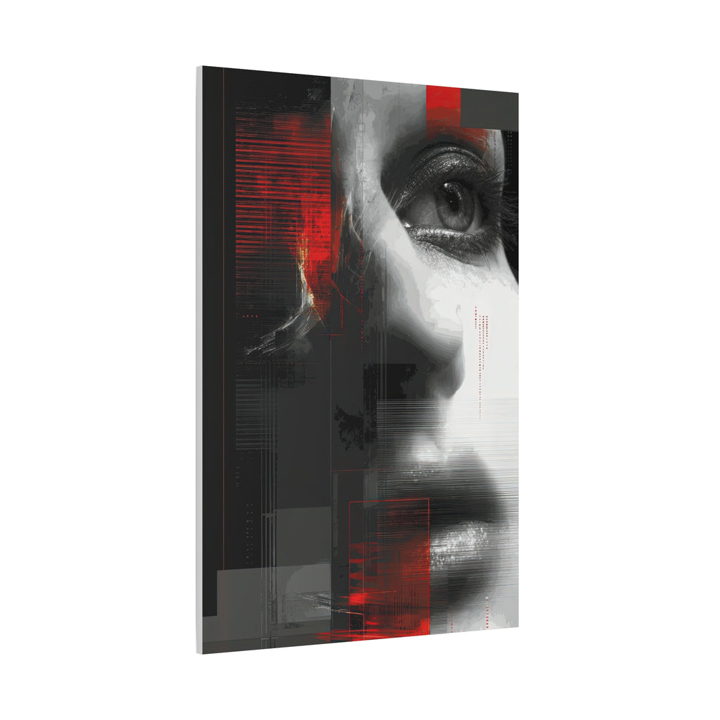🔴 RED SHIFT: REFLECT | Abstract Wall Art