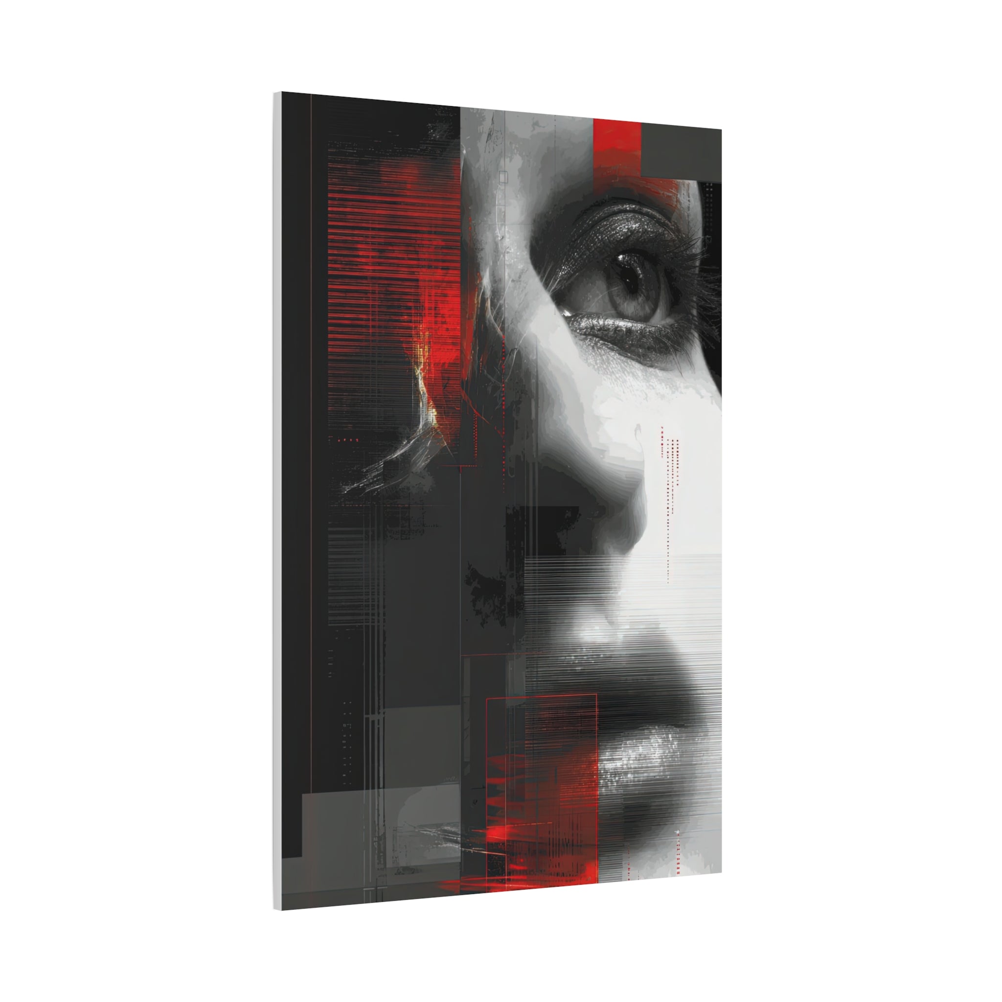 🔴 RED SHIFT: REFLECT | Abstract Wall Art