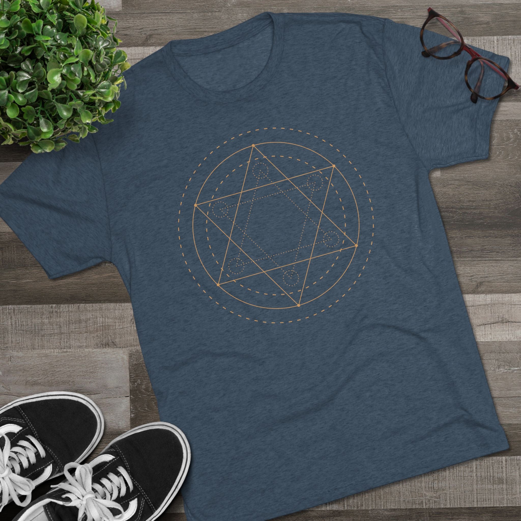 Merkaba Field | Sacred Geometry Tee - Unisex