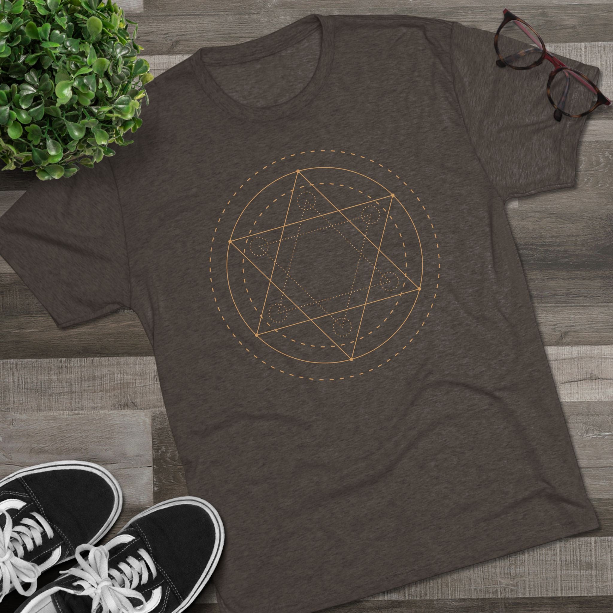 Merkaba Field | Sacred Geometry Tee - Unisex