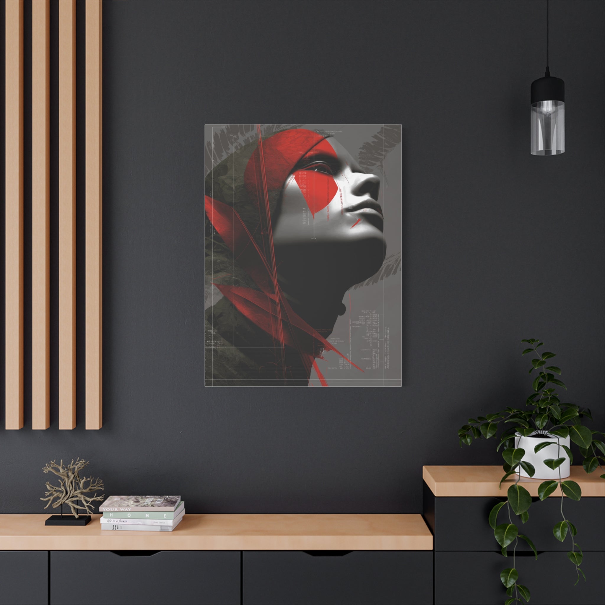 🔴 RED SHIFT: ASCENSION | Abstract Wall Art