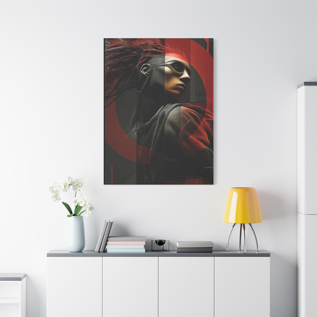 🔴 RED SHIFT SERIES: VECTOR | Abstract Wall Art