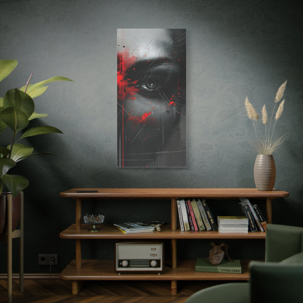 🔴 RED SHIFT : FRACTURE | Abstract Wall Art