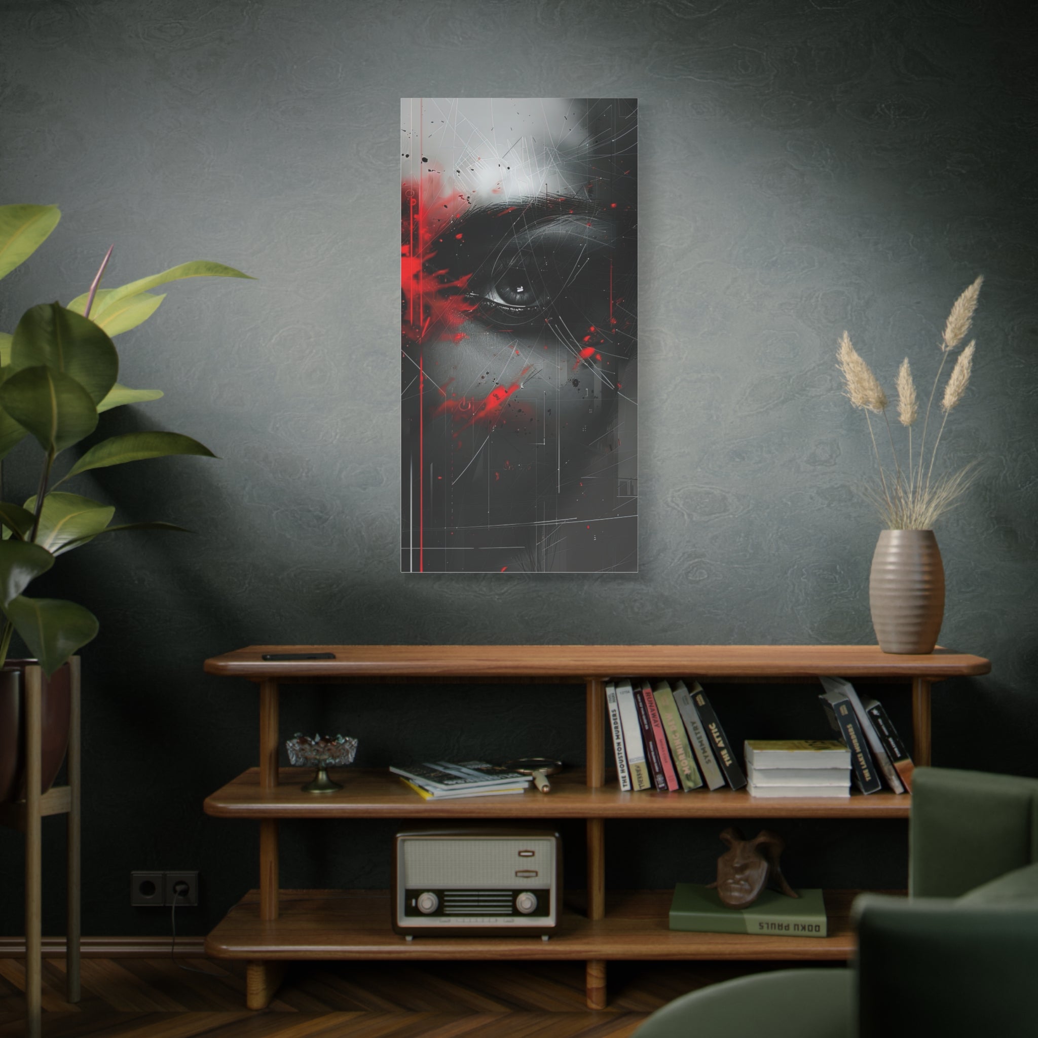 🔴 RED SHIFT : FRACTURE | Abstract Wall Art