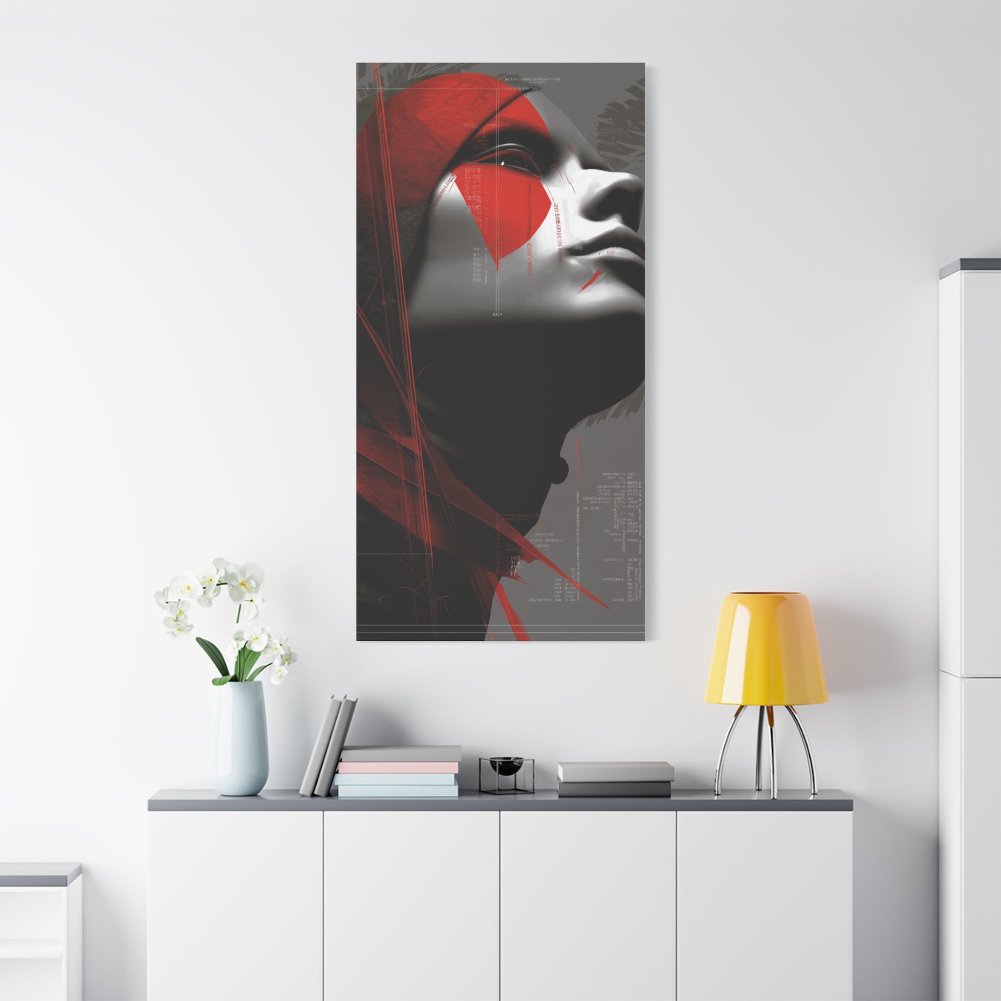 🔴 RED SHIFT: ASCENSION | Abstract Wall Art