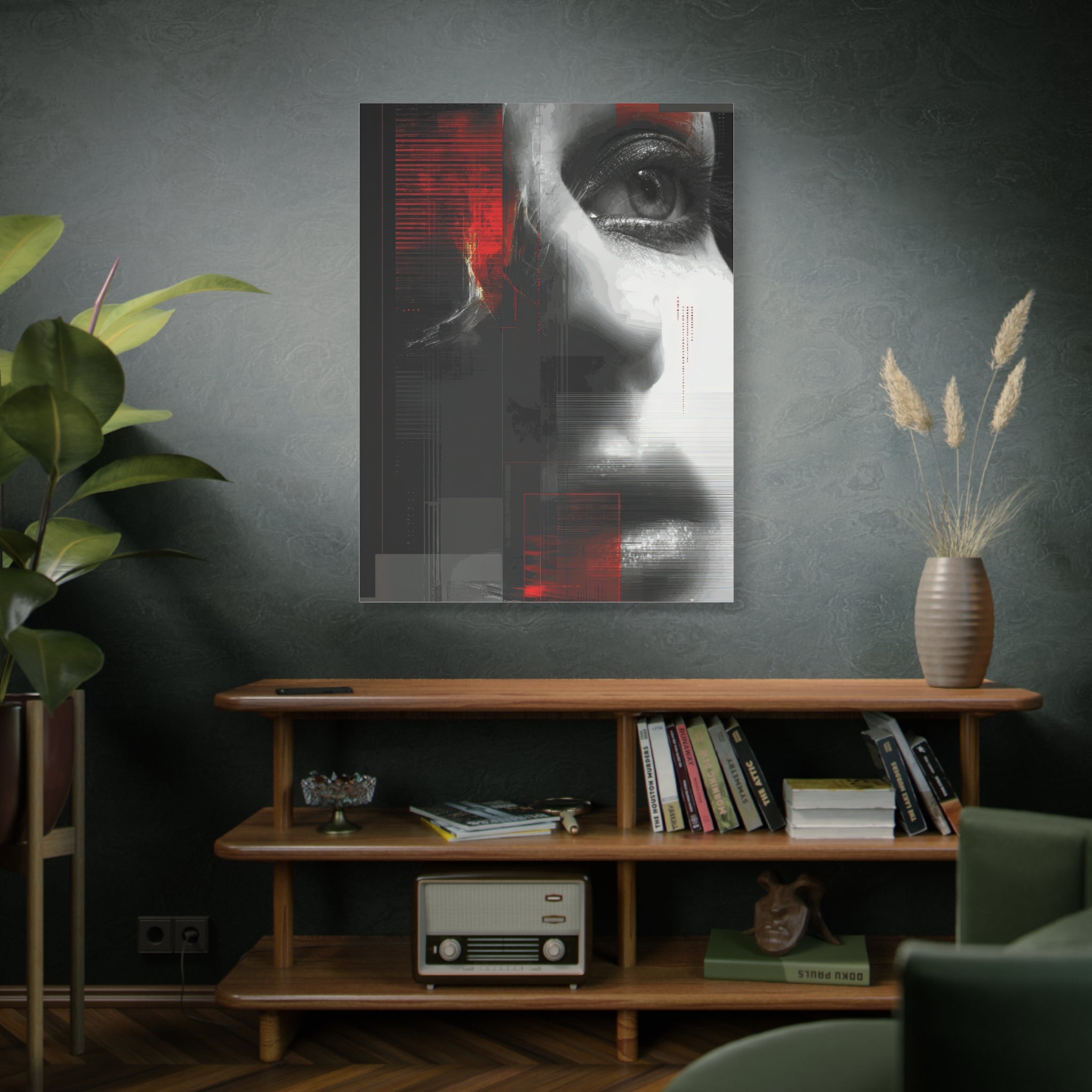🔴 RED SHIFT: REFLECT | Abstract Wall Art