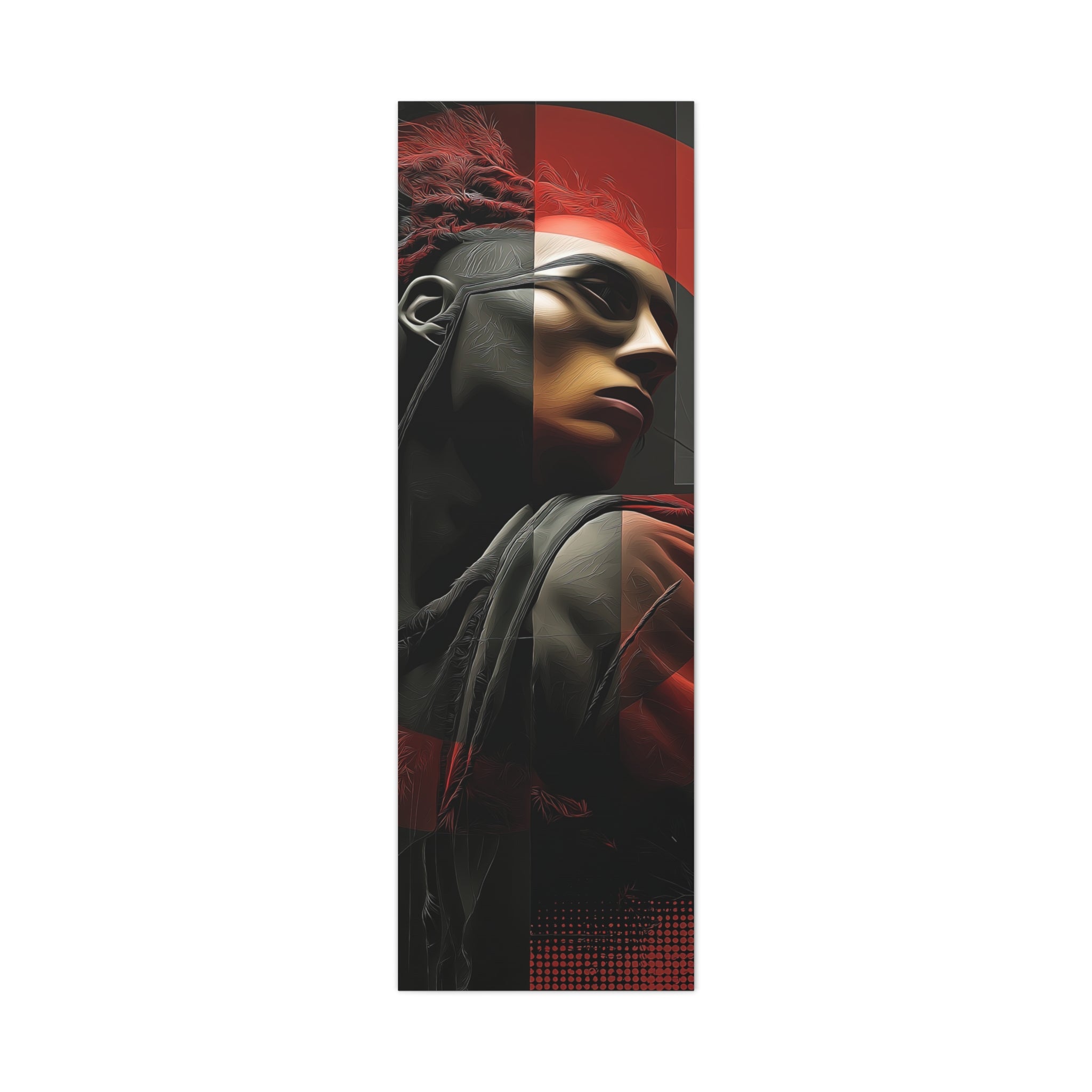 🔴 RED SHIFT SERIES: VECTOR | Abstract Wall Art