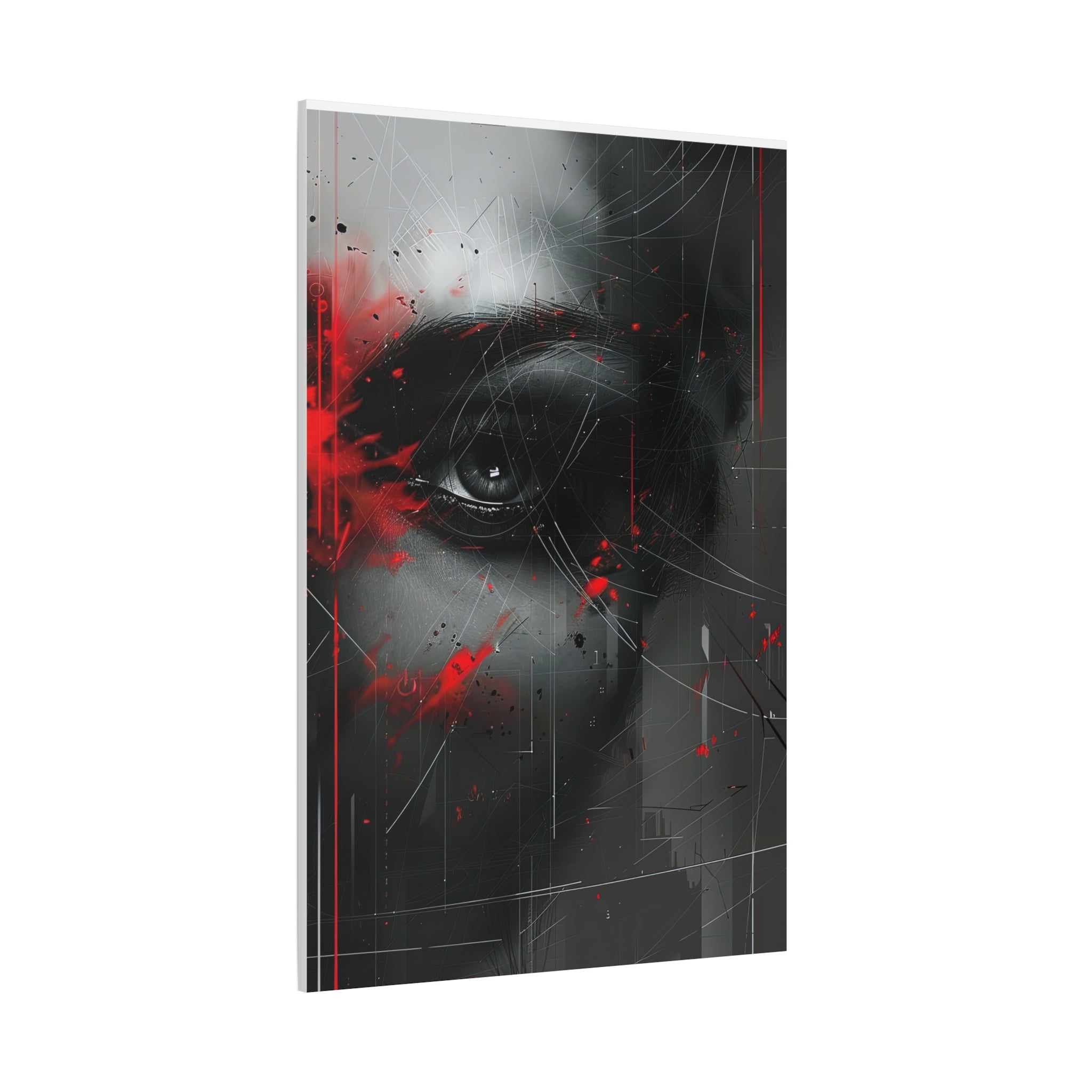🔴 RED SHIFT : FRACTURE | Abstract Wall Art