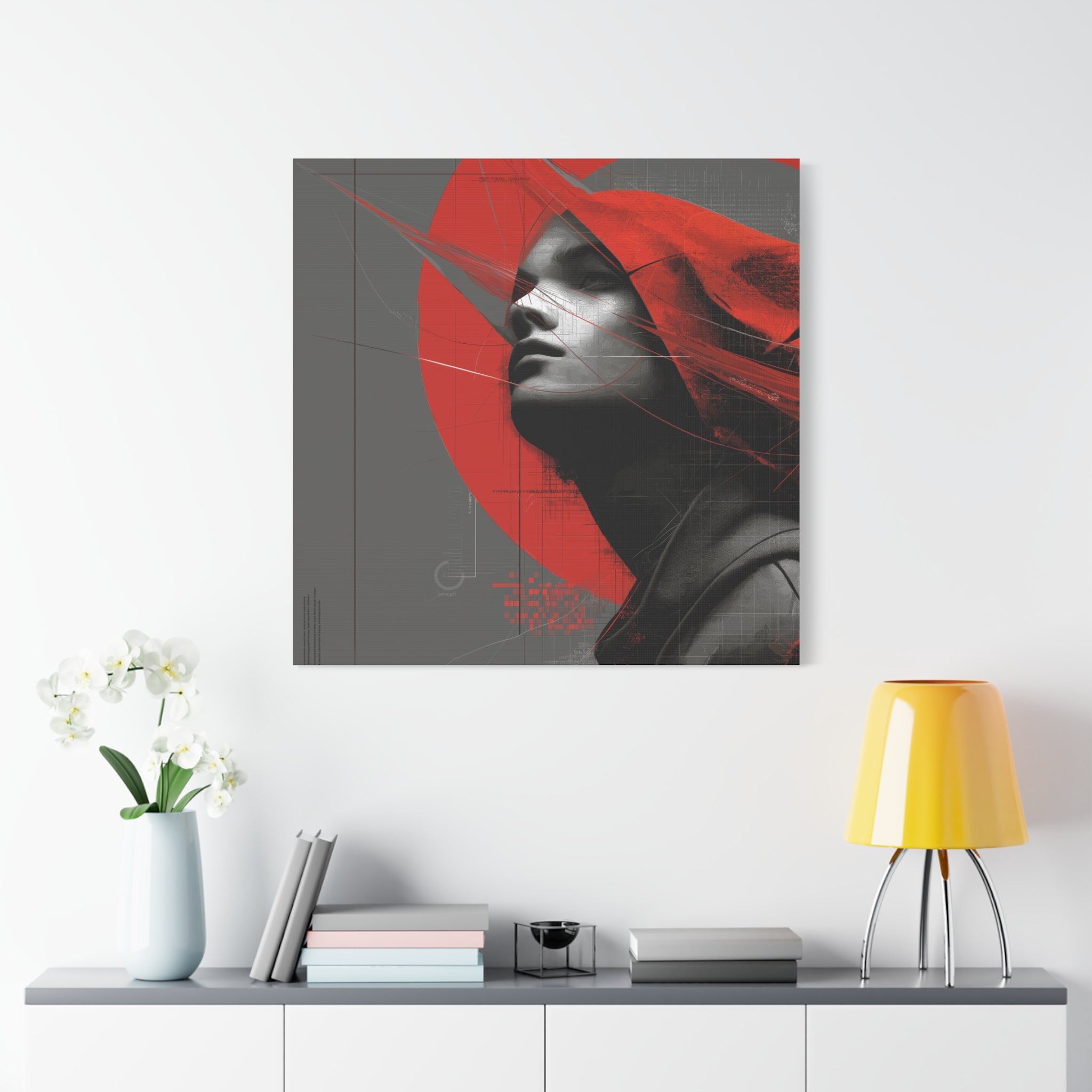 🔴 RED SHIFT: ASCEND | Abstract Wall Art