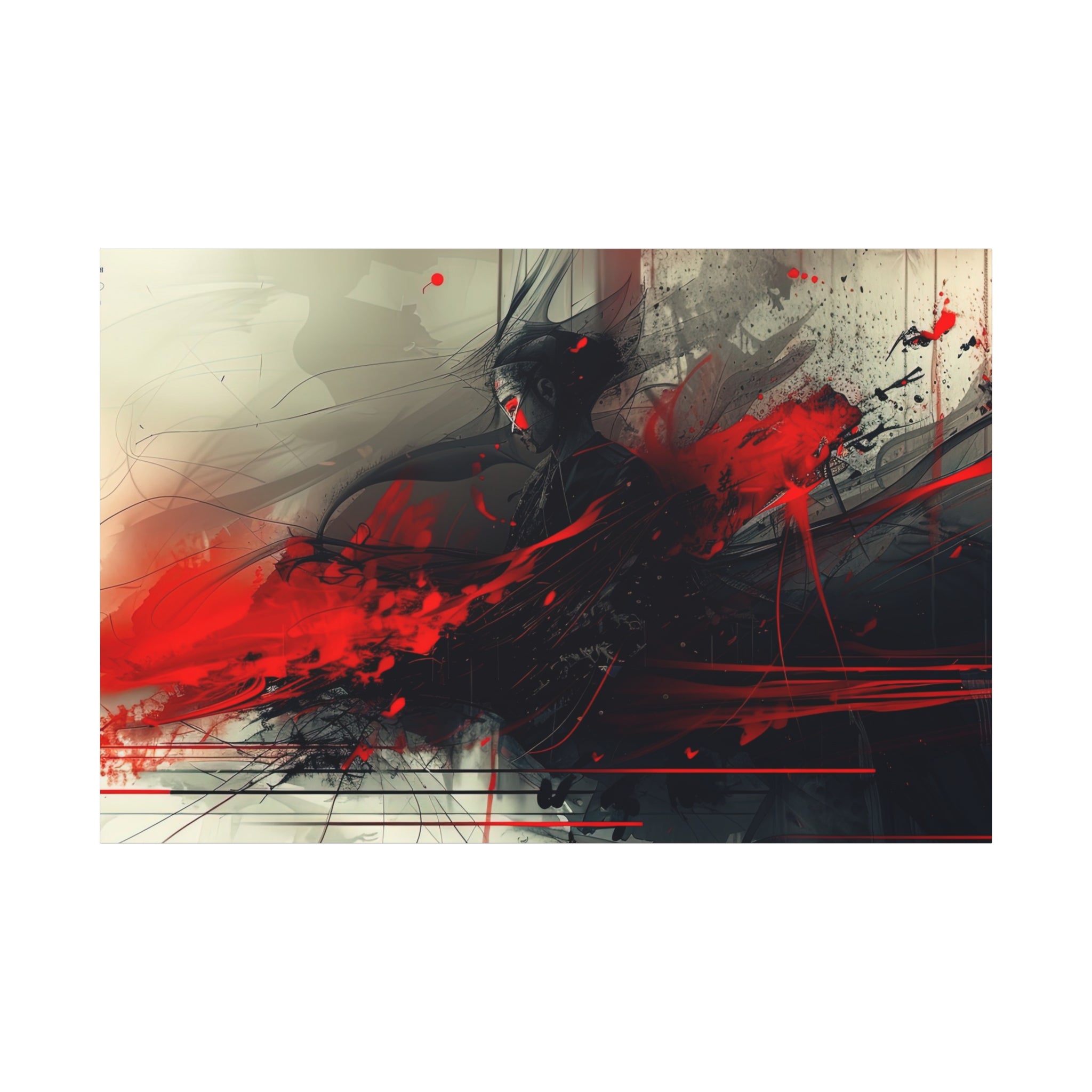 🔴 RED SHIFT SERIES: FLUX | Abstract Wall Art