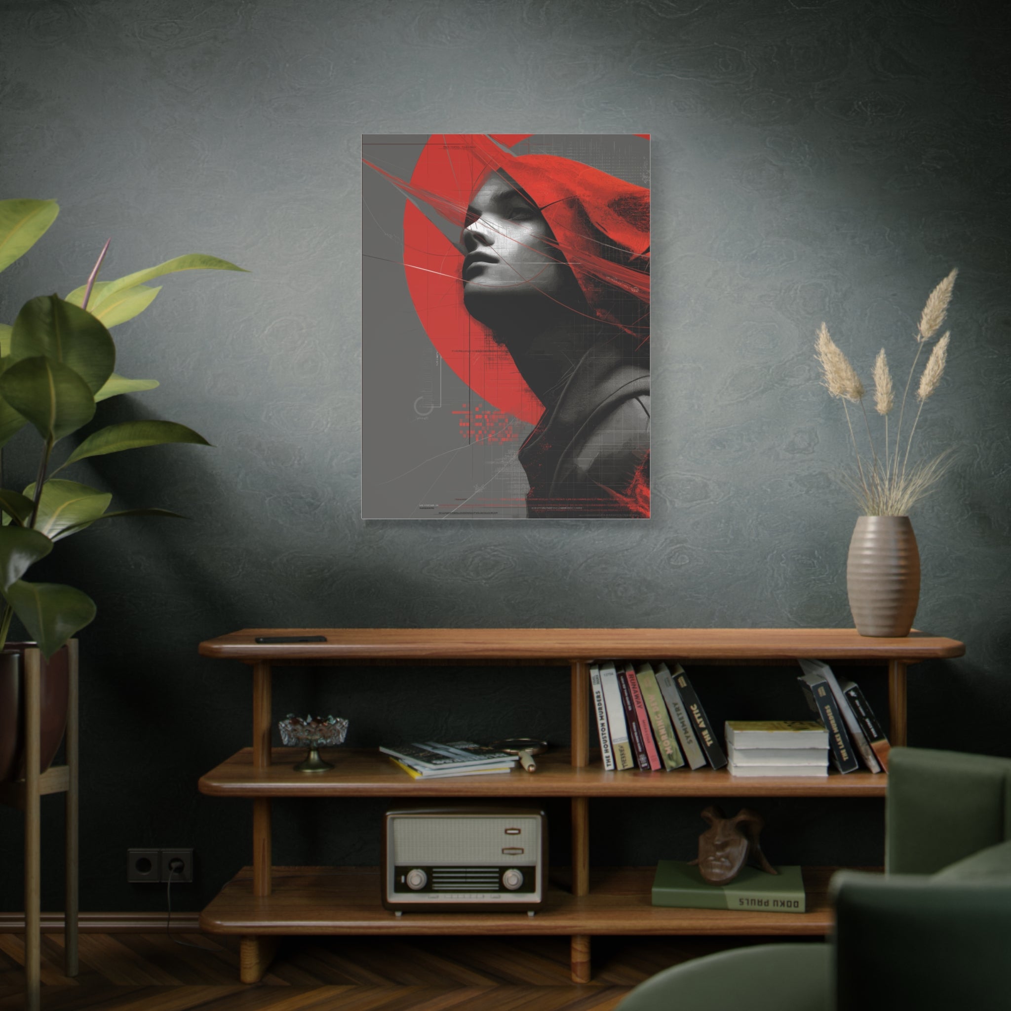 🔴 RED SHIFT: ASCEND | Abstract Wall Art