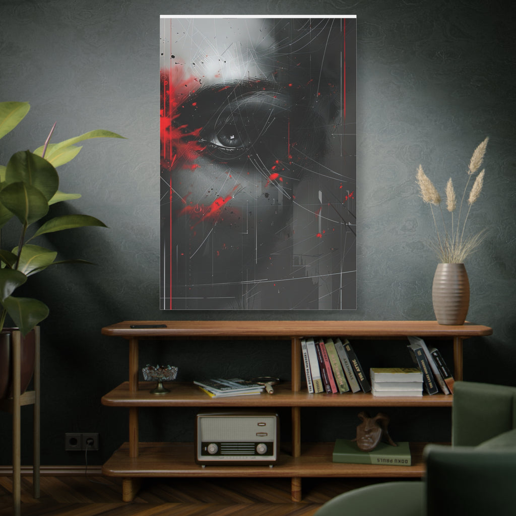 🔴 RED SHIFT : FRACTURE | Abstract Wall Art