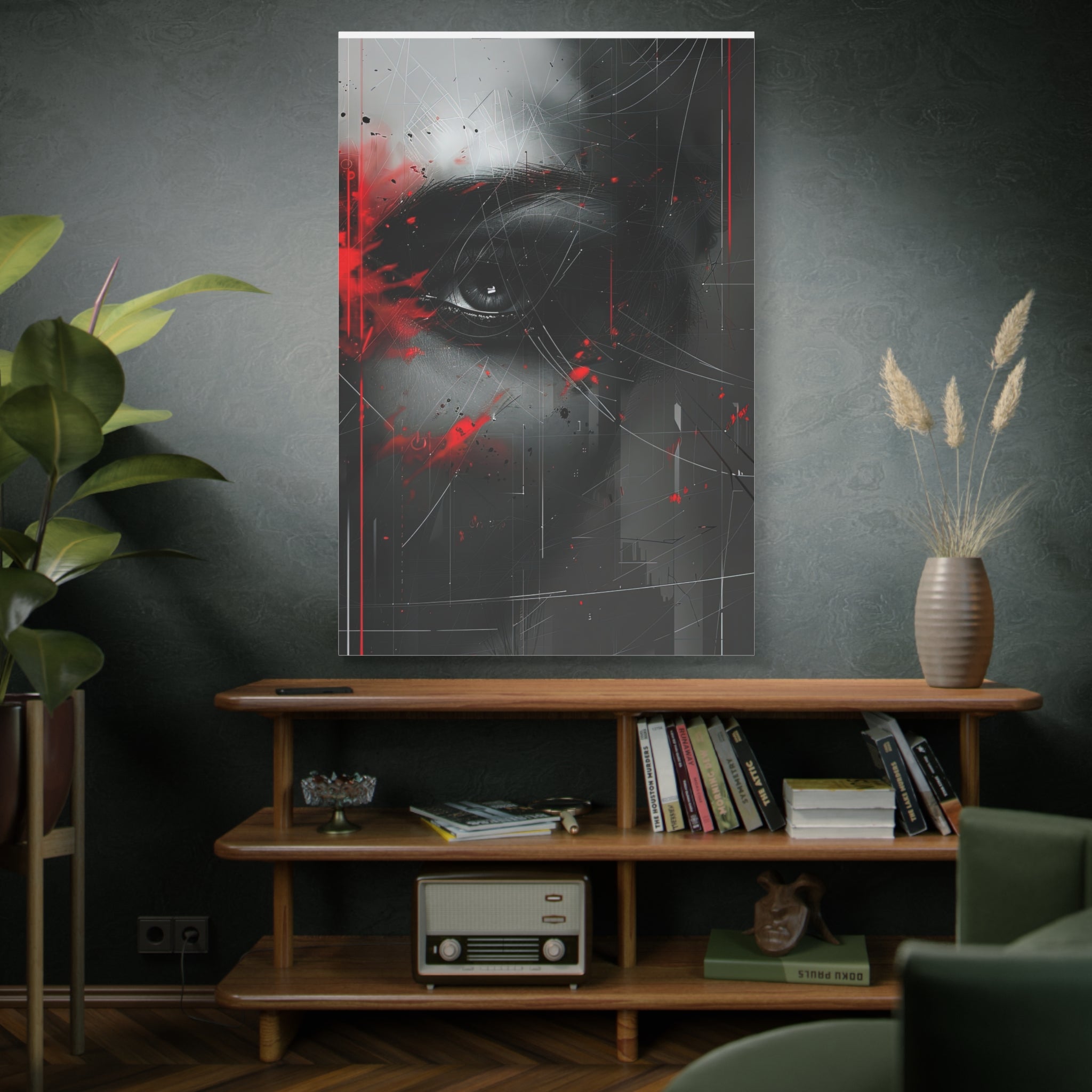 🔴 RED SHIFT : FRACTURE | Abstract Wall Art