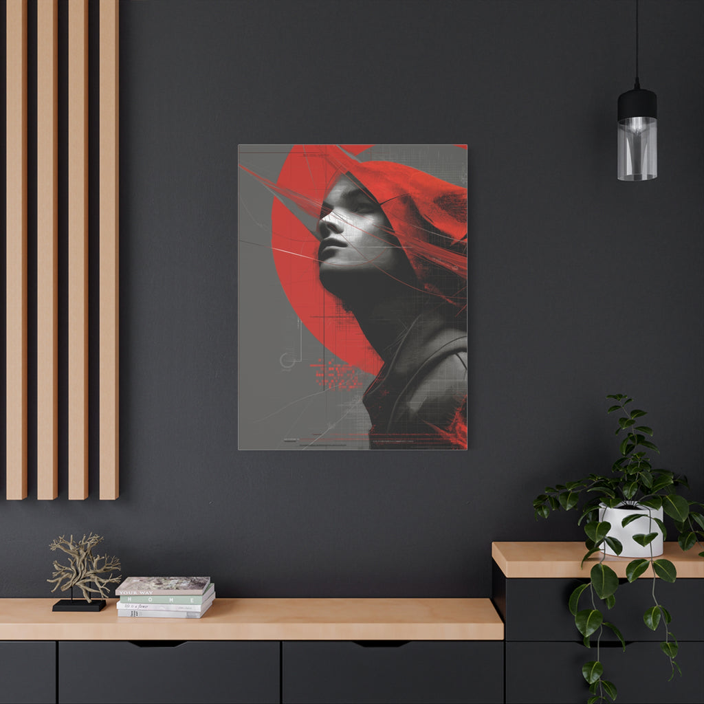 🔴 RED SHIFT: ASCEND | Abstract Wall Art