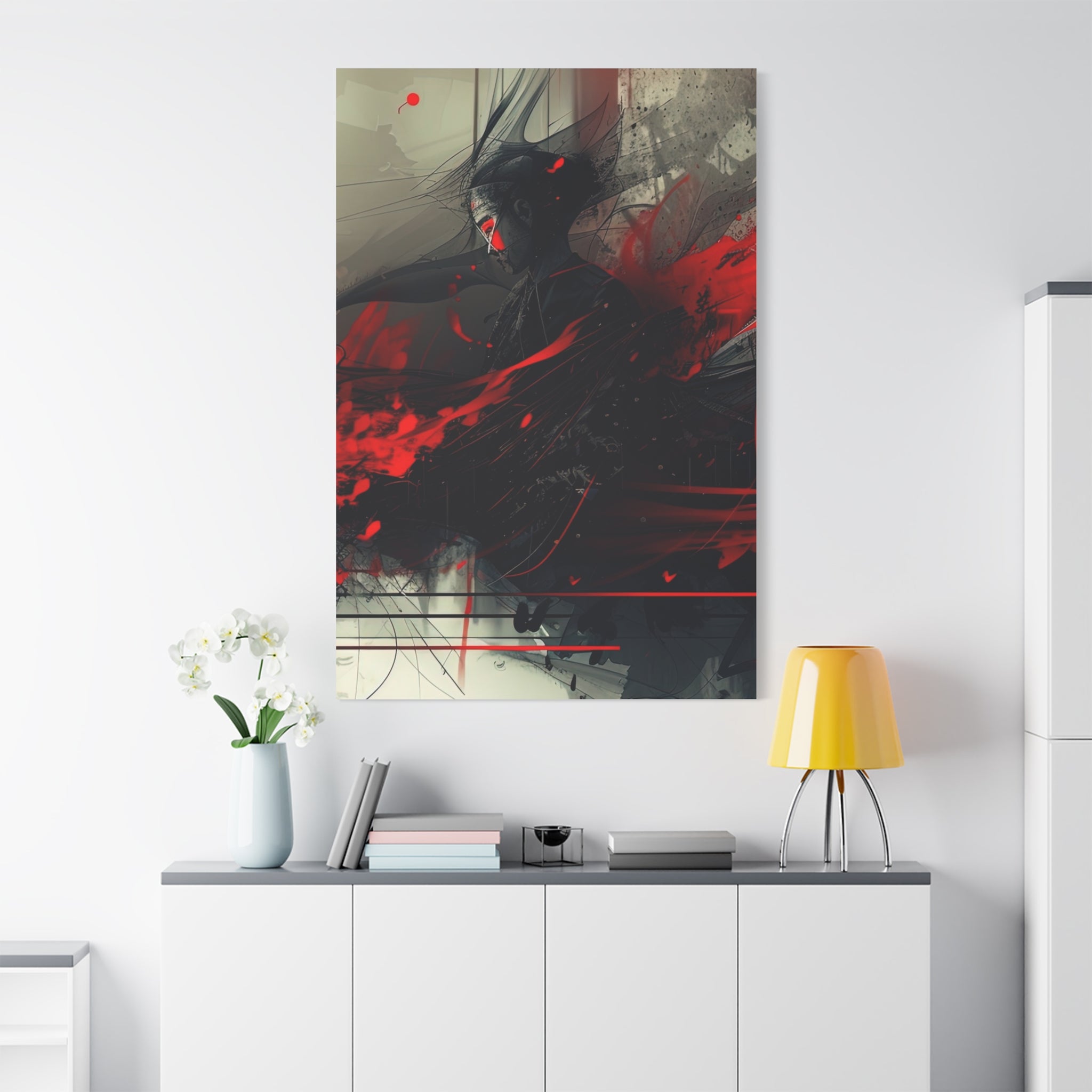 🔴 RED SHIFT SERIES: FLUX | Abstract Wall Art