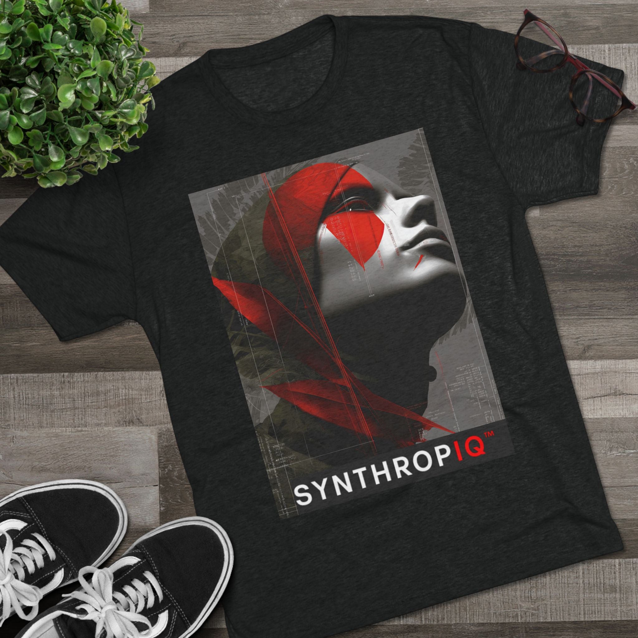 SYNTHROPIQ | 🔴 RED SHIFT: ASCENSION Unisex Tri-Blend Tee