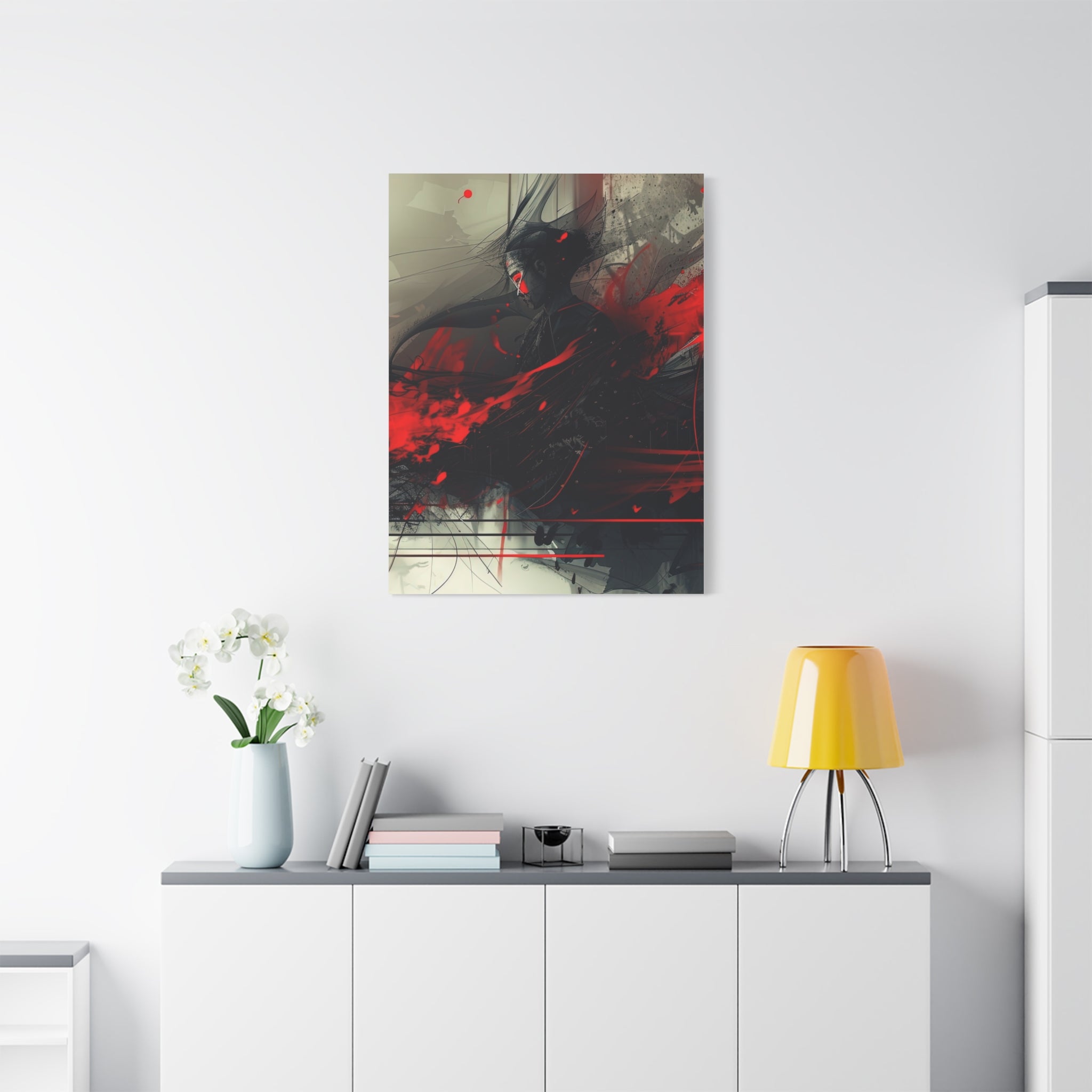 🔴 RED SHIFT SERIES: FLUX | Abstract Wall Art