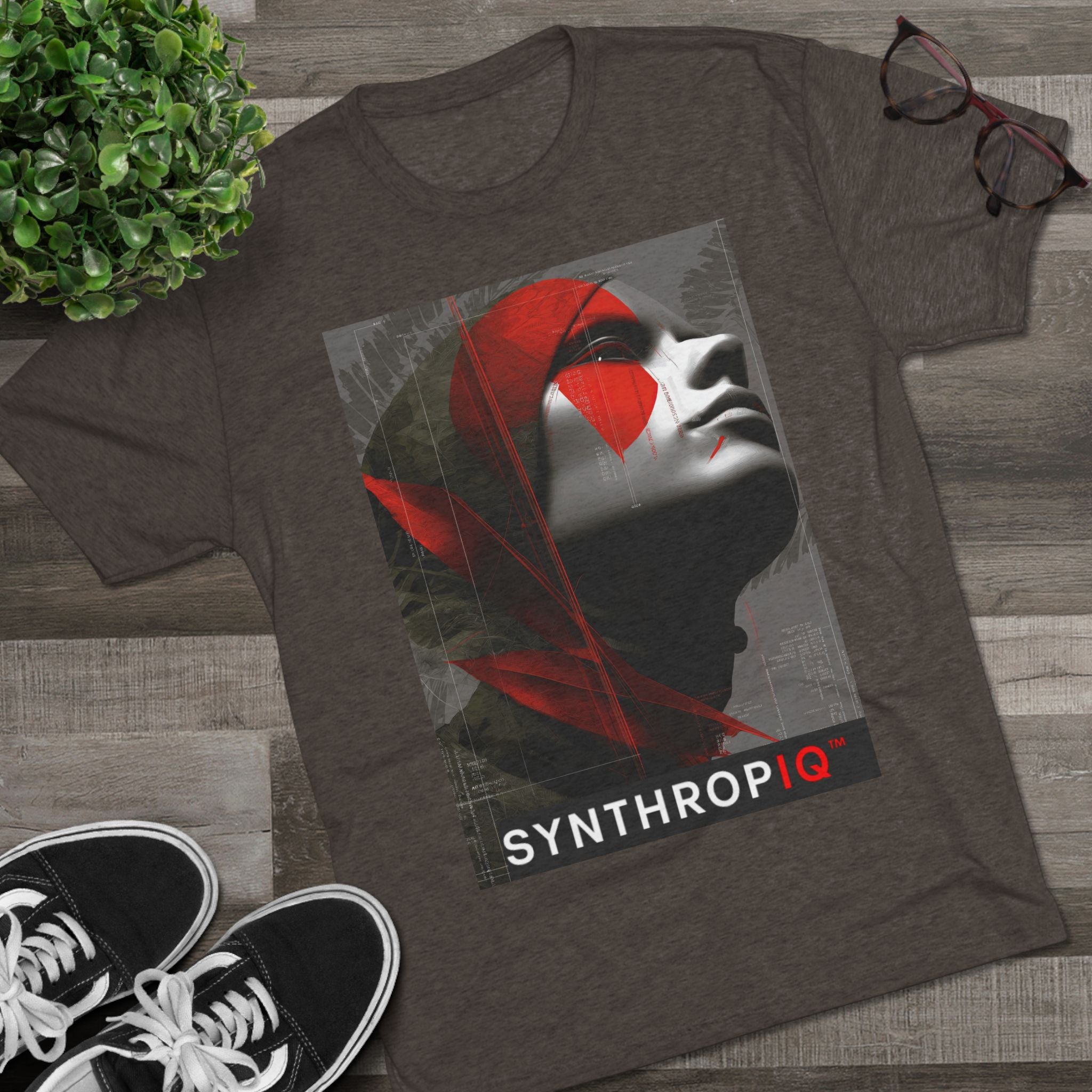 SYNTHROPIQ | 🔴 RED SHIFT: ASCENSION Unisex Tri-Blend Tee