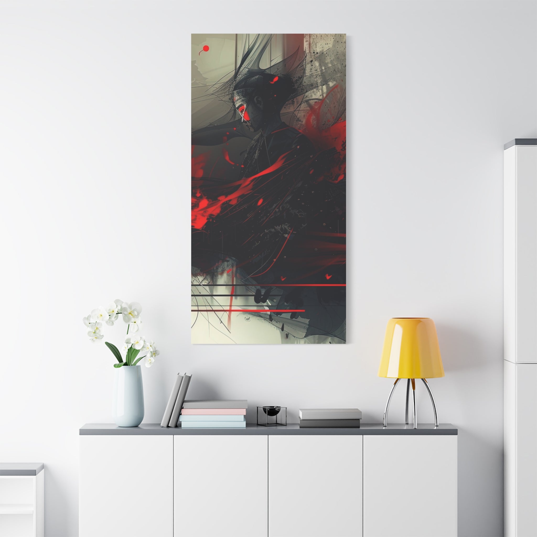 🔴 RED SHIFT SERIES: FLUX | Abstract Wall Art