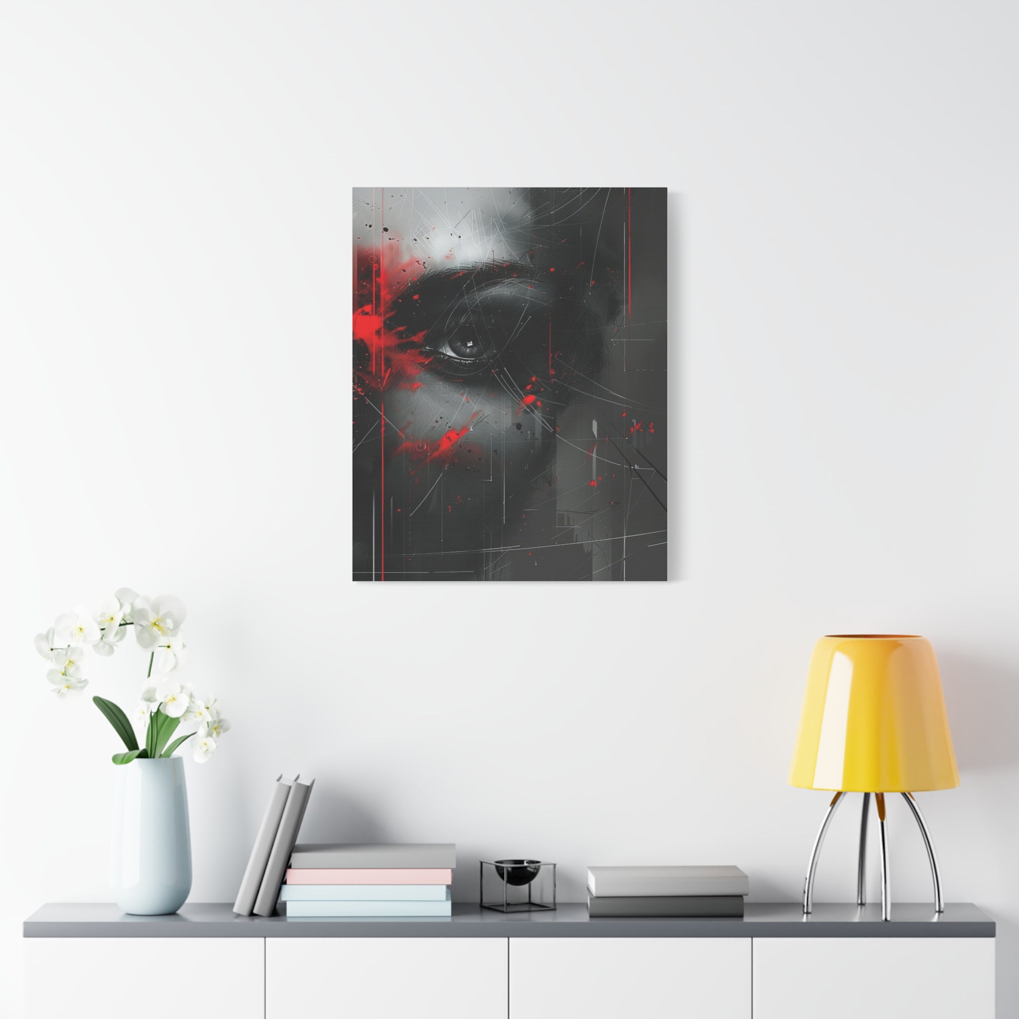 🔴 RED SHIFT : FRACTURE | Abstract Wall Art