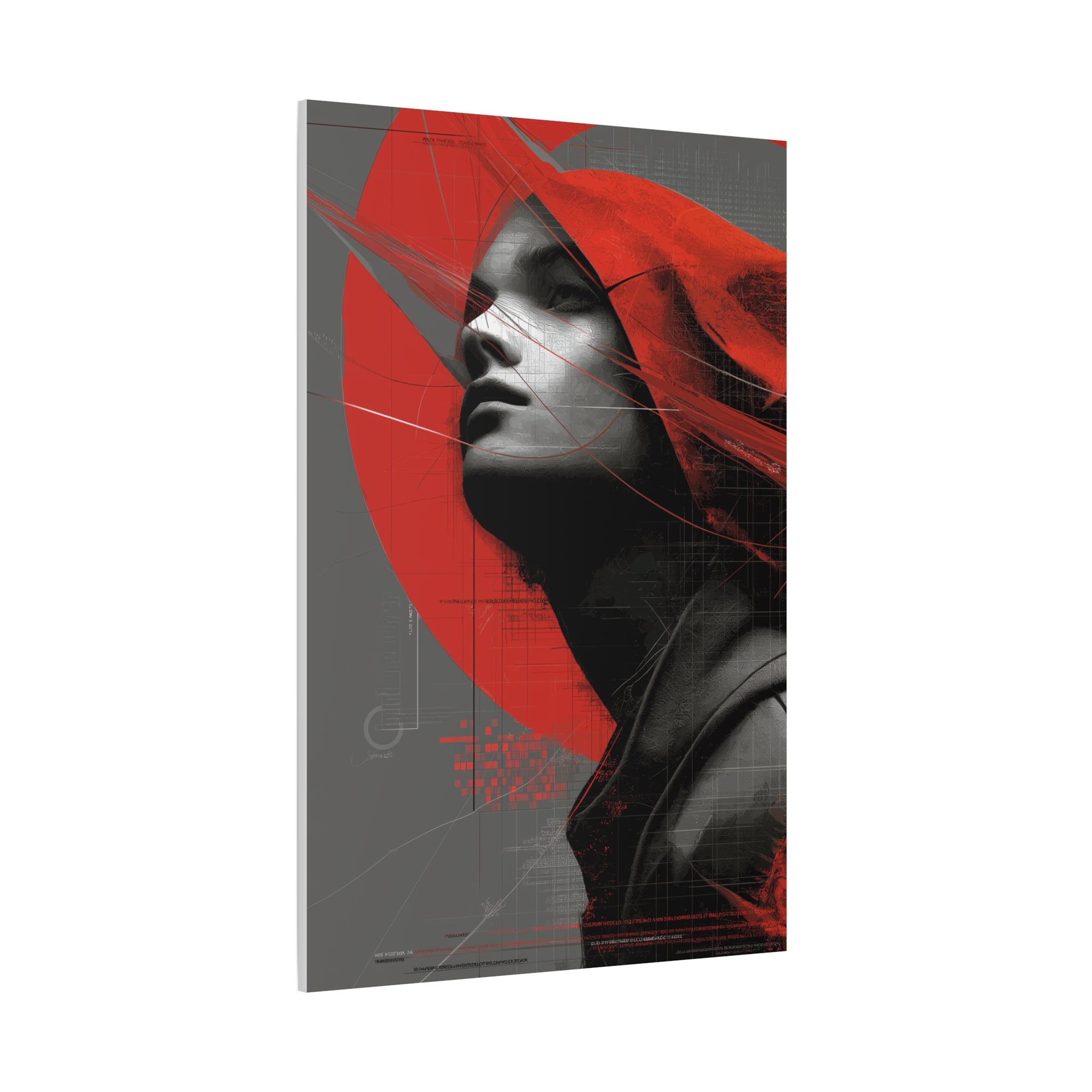 🔴 RED SHIFT: ASCEND | Abstract Wall Art