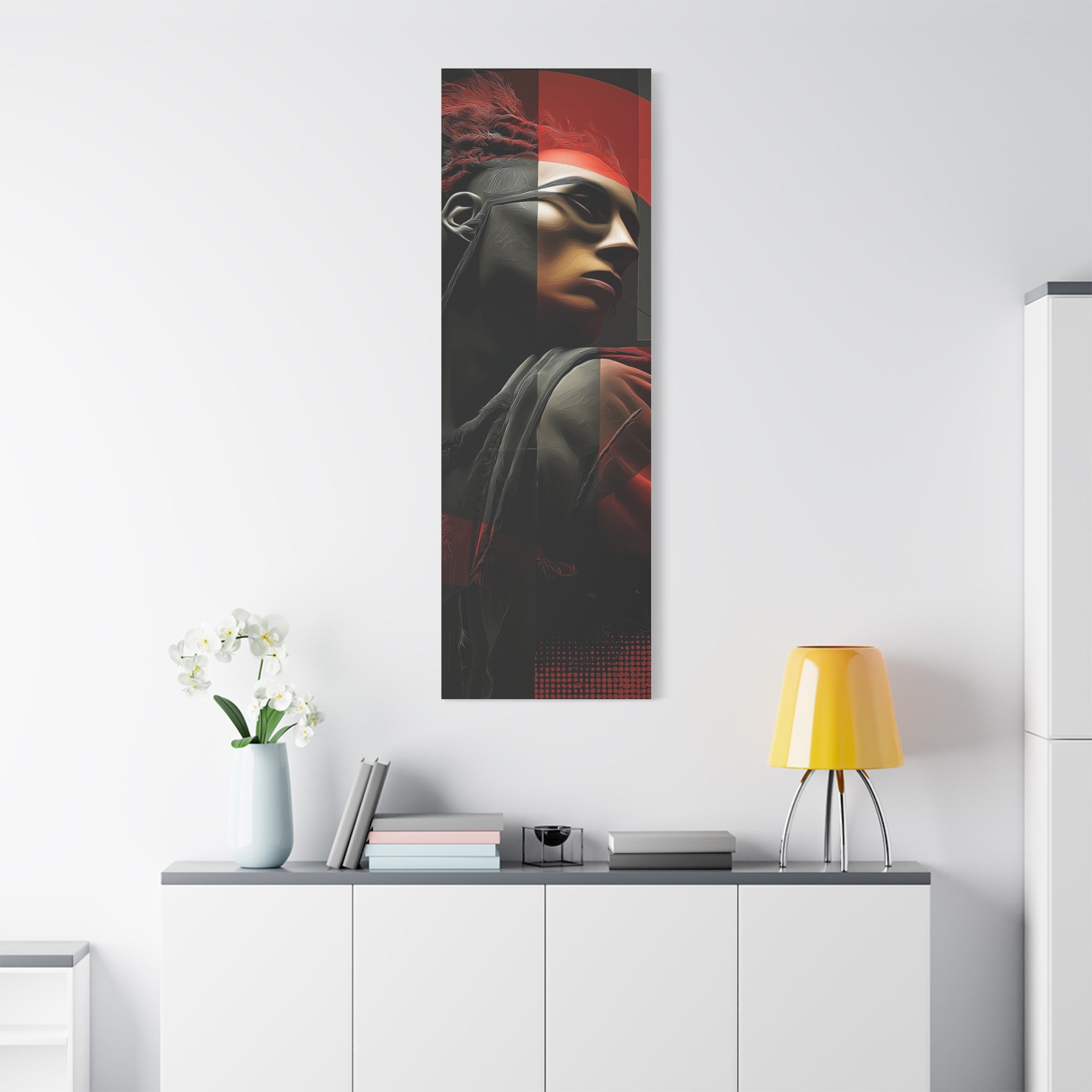 🔴 RED SHIFT SERIES: VECTOR | Abstract Wall Art
