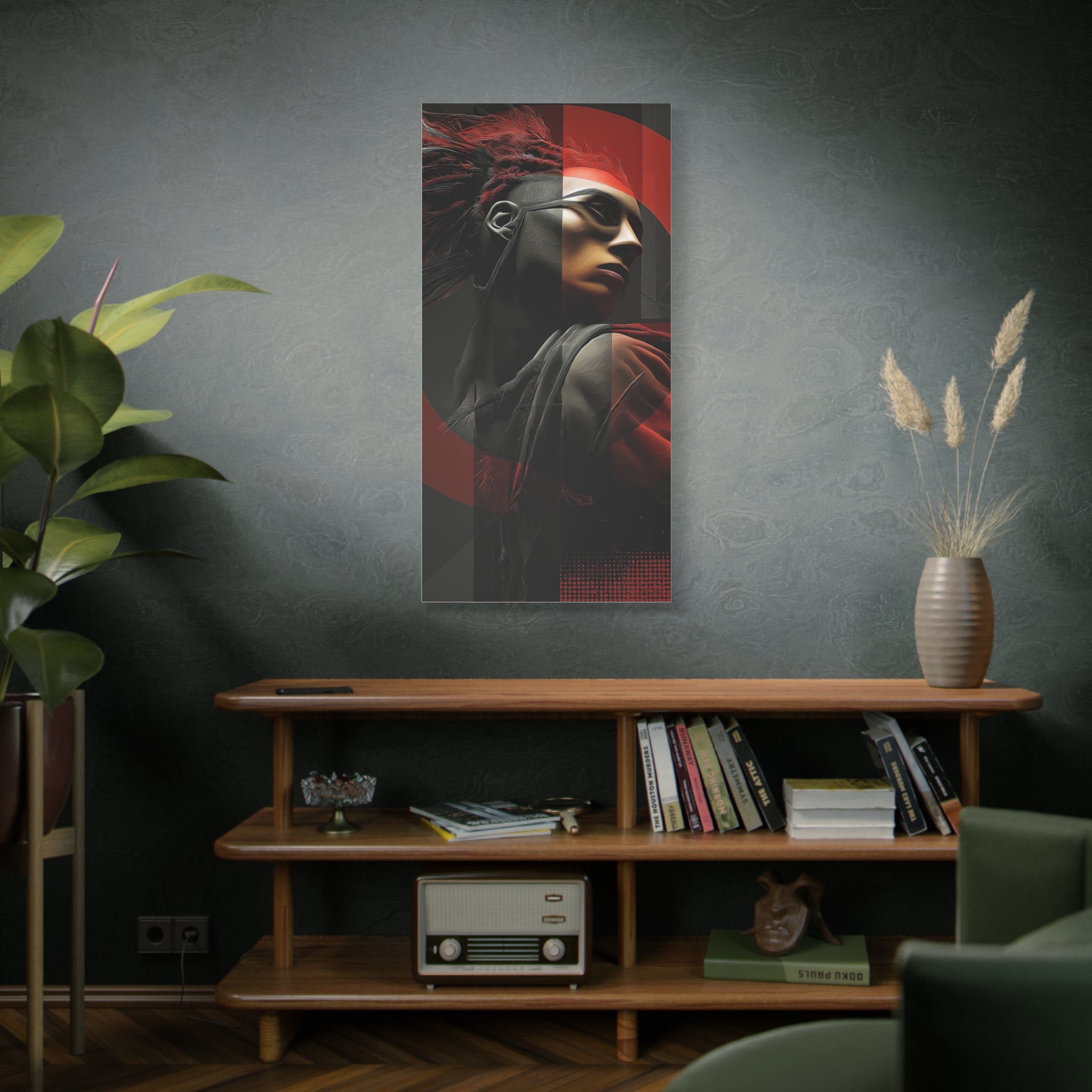 🔴 RED SHIFT SERIES: VECTOR | Abstract Wall Art