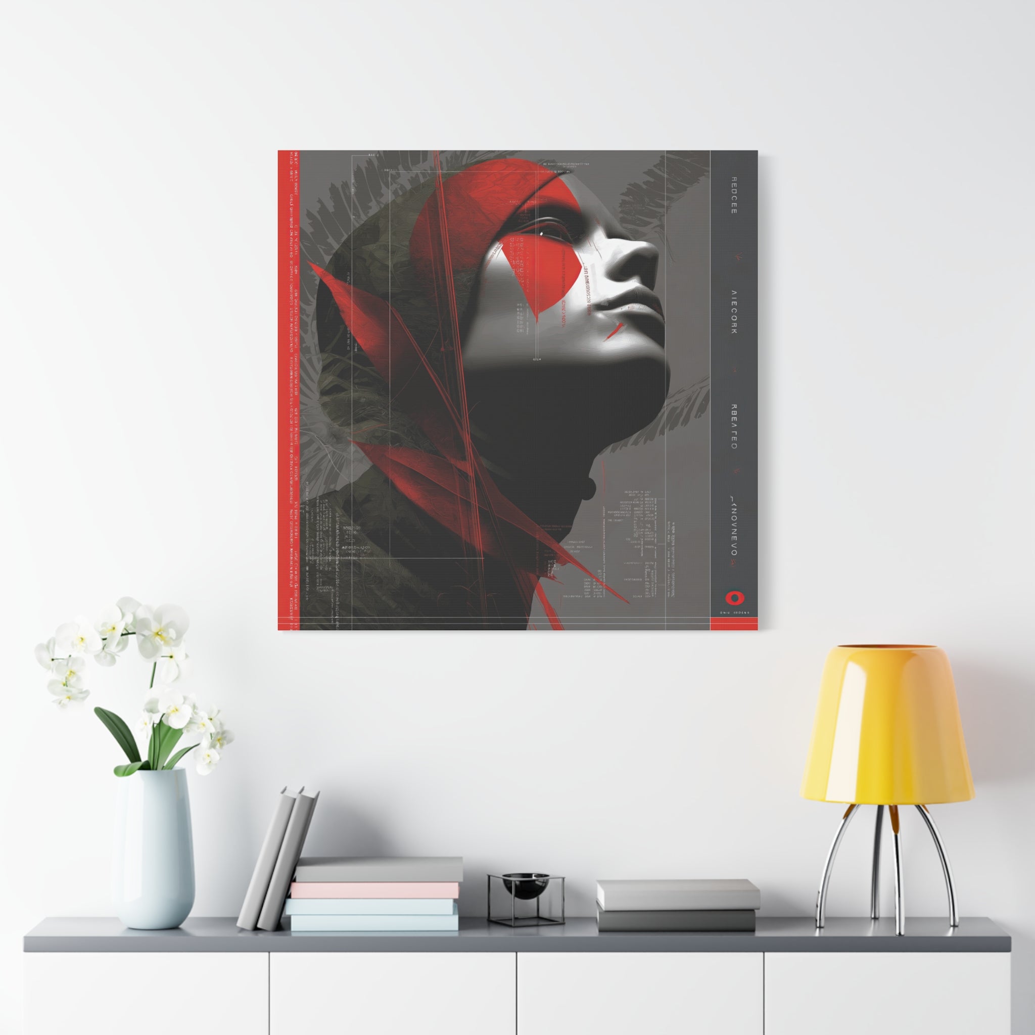 🔴 RED SHIFT: ASCENSION | Abstract Wall Art