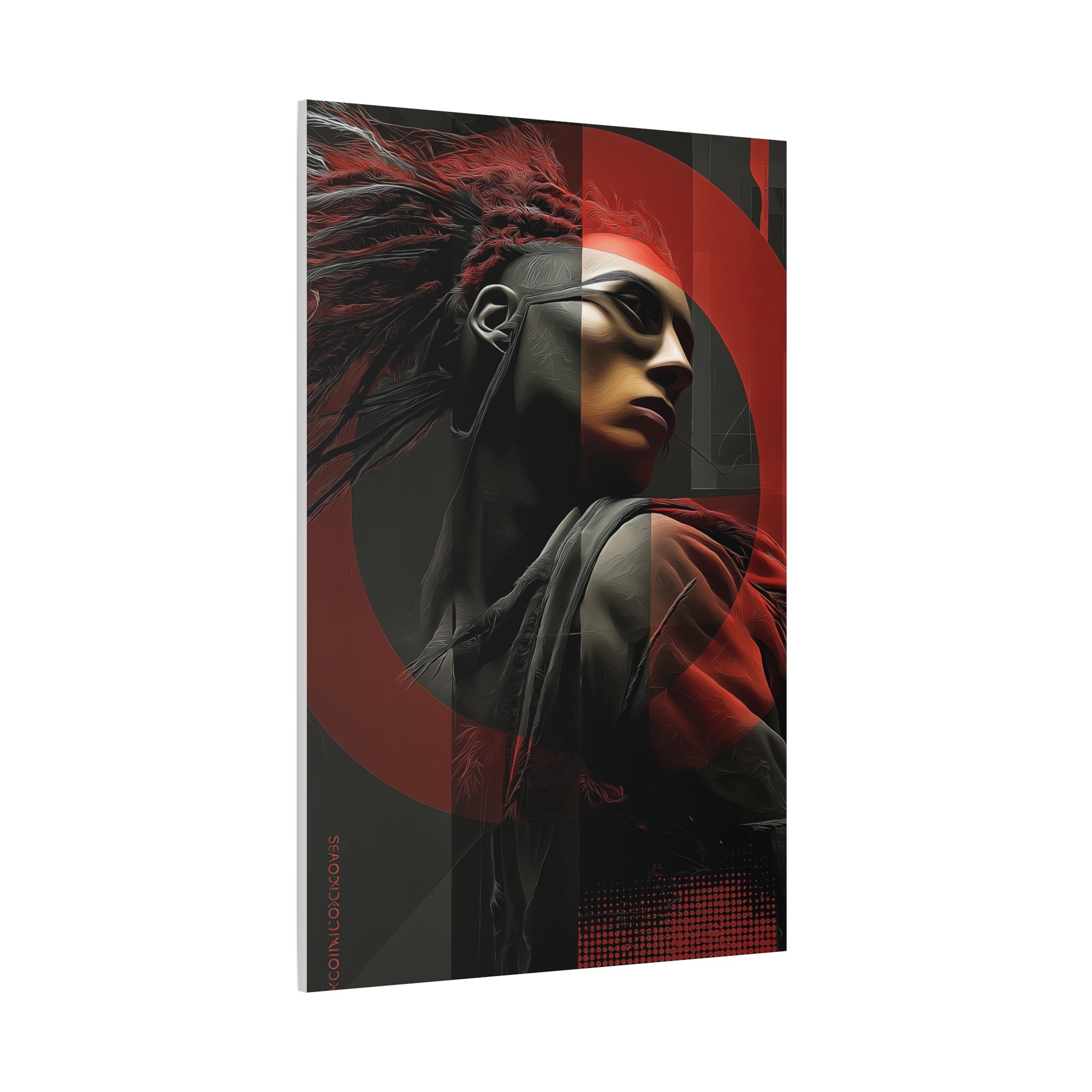 🔴 RED SHIFT SERIES: VECTOR | Abstract Wall Art