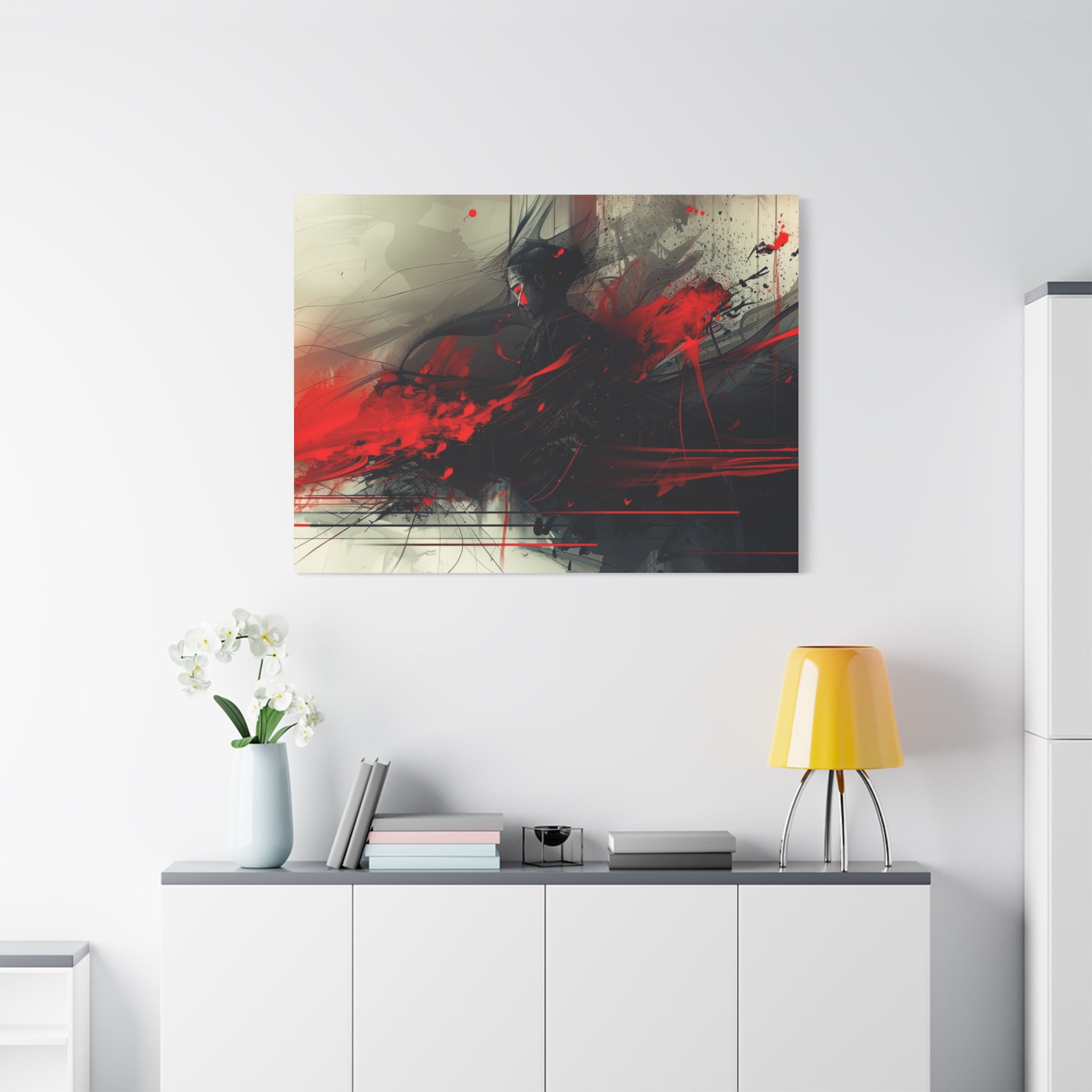 🔴 RED SHIFT SERIES: FLUX | Abstract Wall Art
