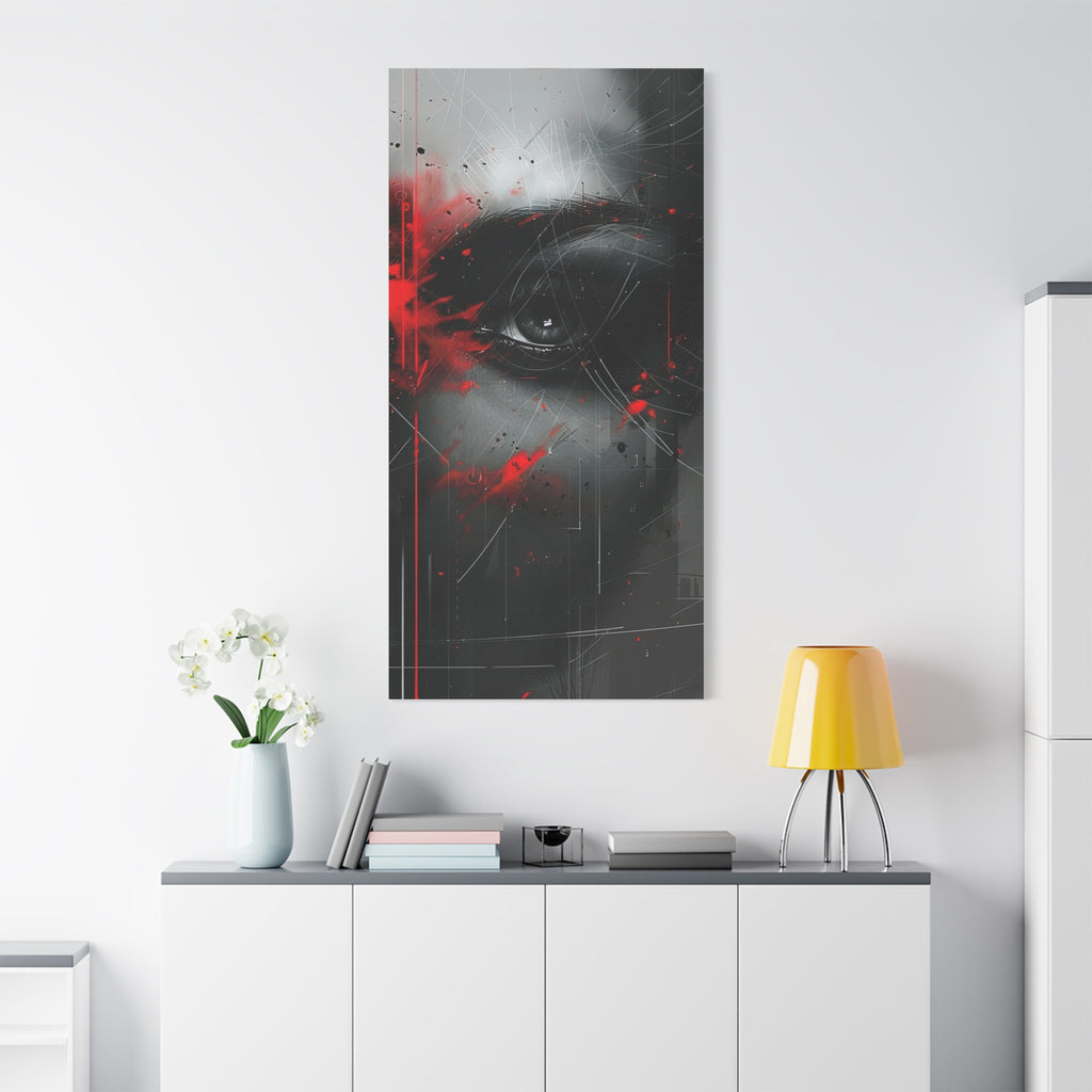 🔴 RED SHIFT : FRACTURE | Abstract Wall Art