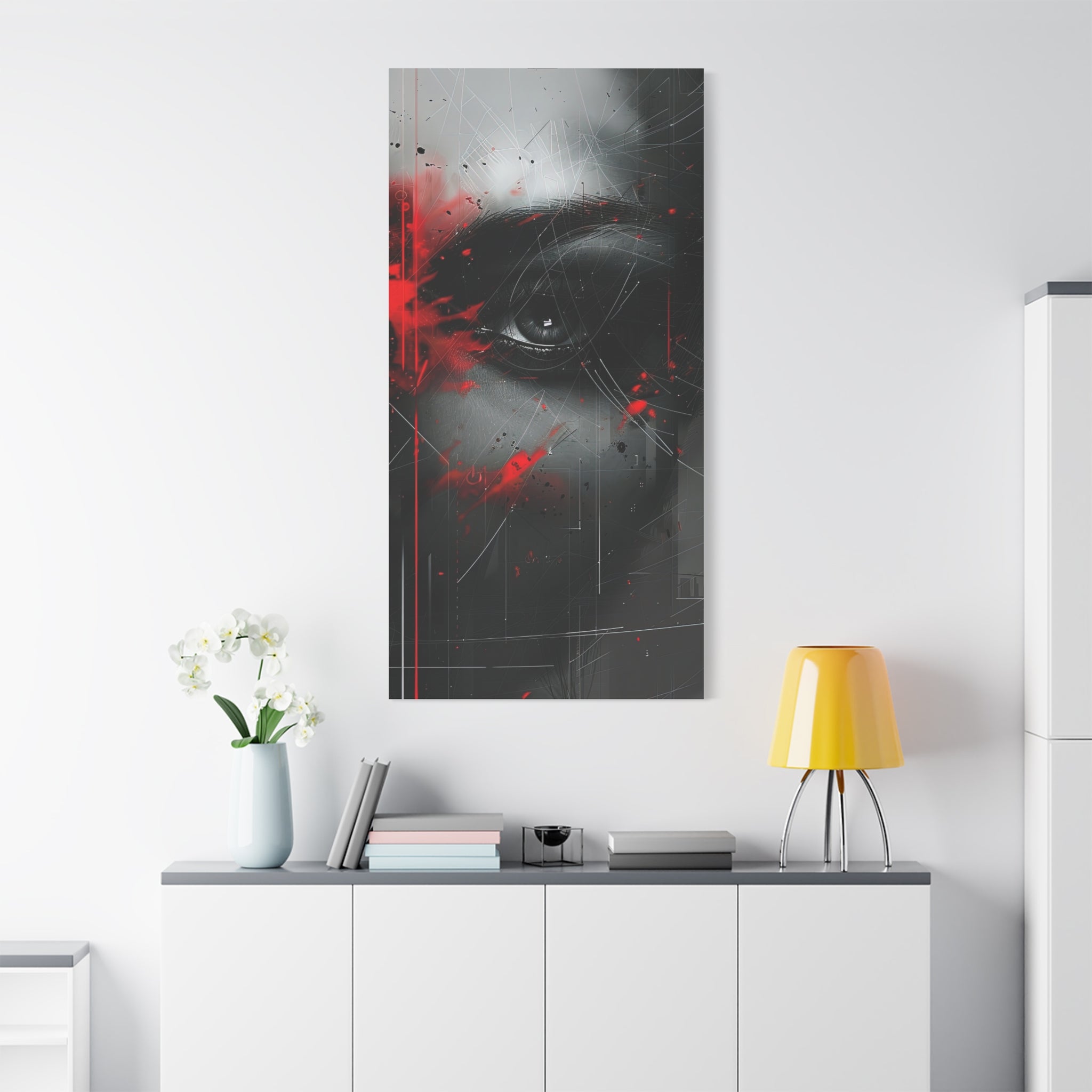 🔴 RED SHIFT : FRACTURE | Abstract Wall Art