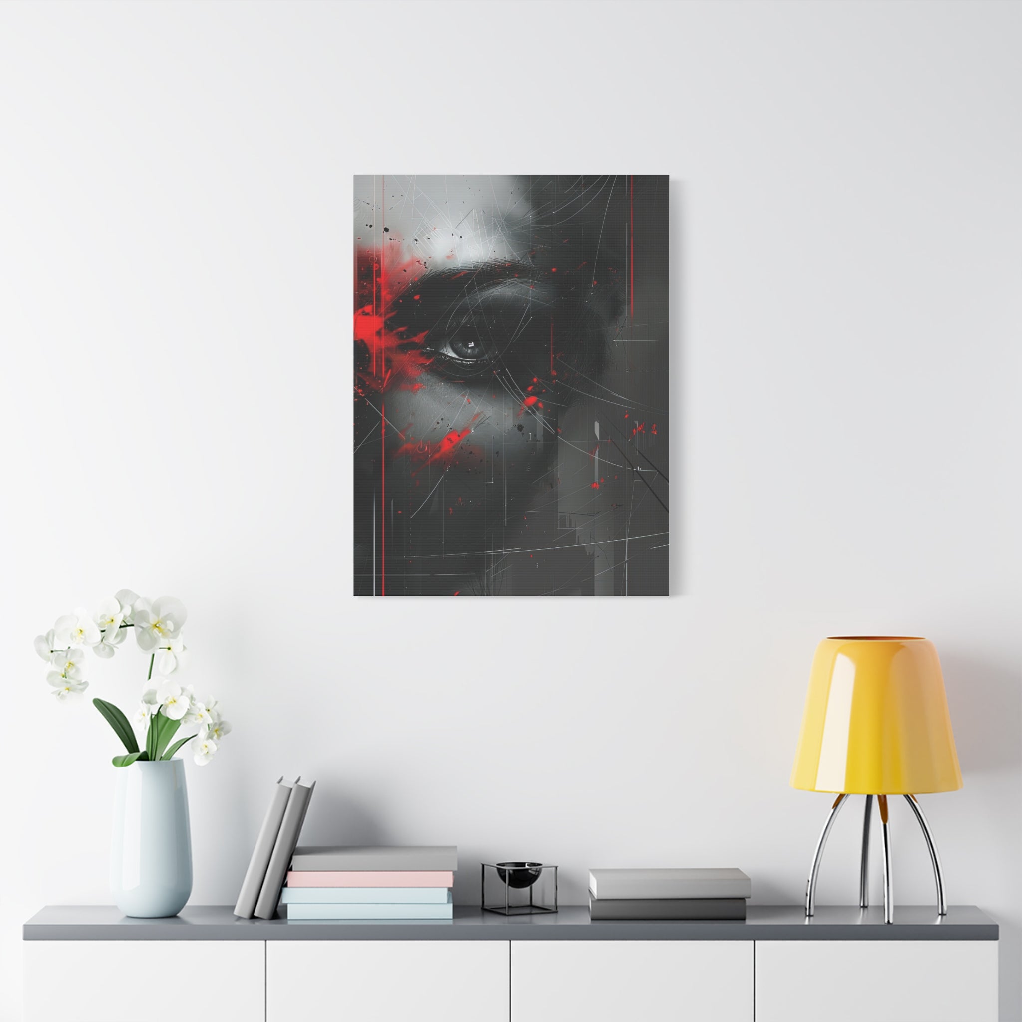 🔴 RED SHIFT : FRACTURE | Abstract Wall Art