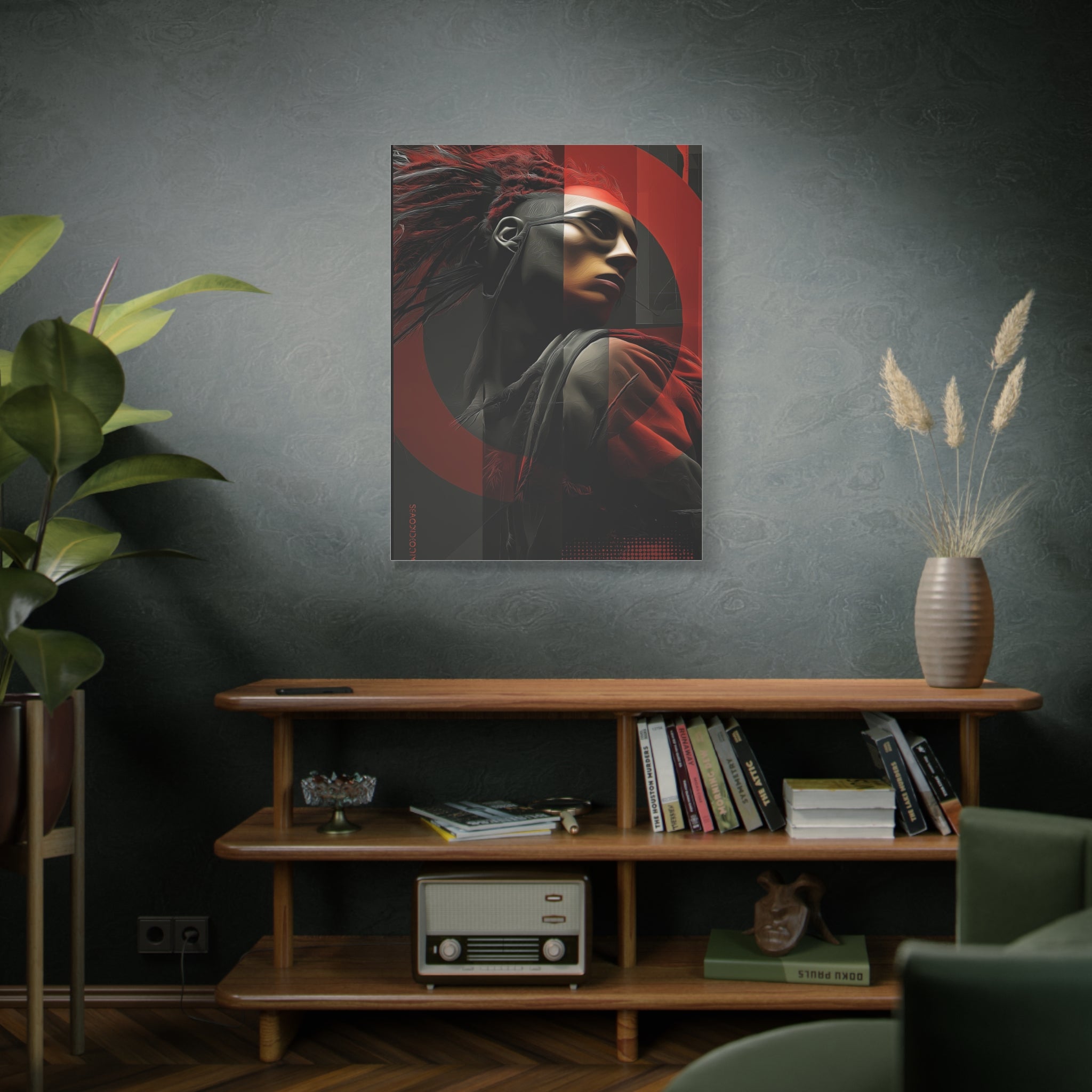 🔴 RED SHIFT SERIES: VECTOR | Abstract Wall Art