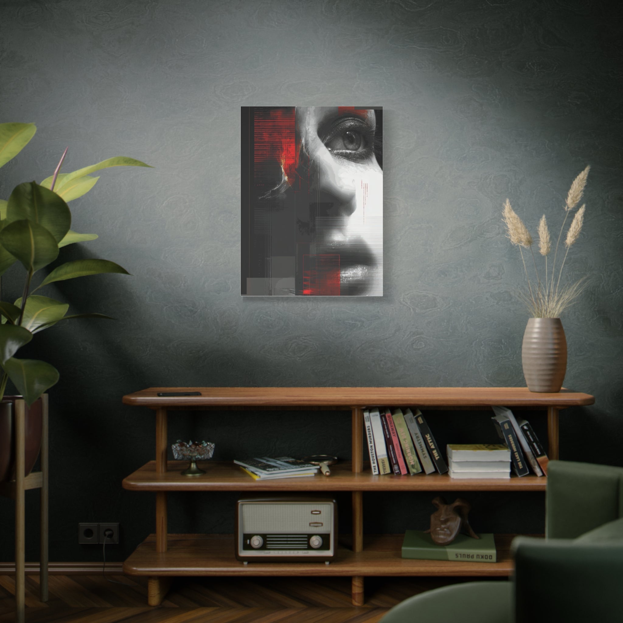 🔴 RED SHIFT: REFLECT | Abstract Wall Art