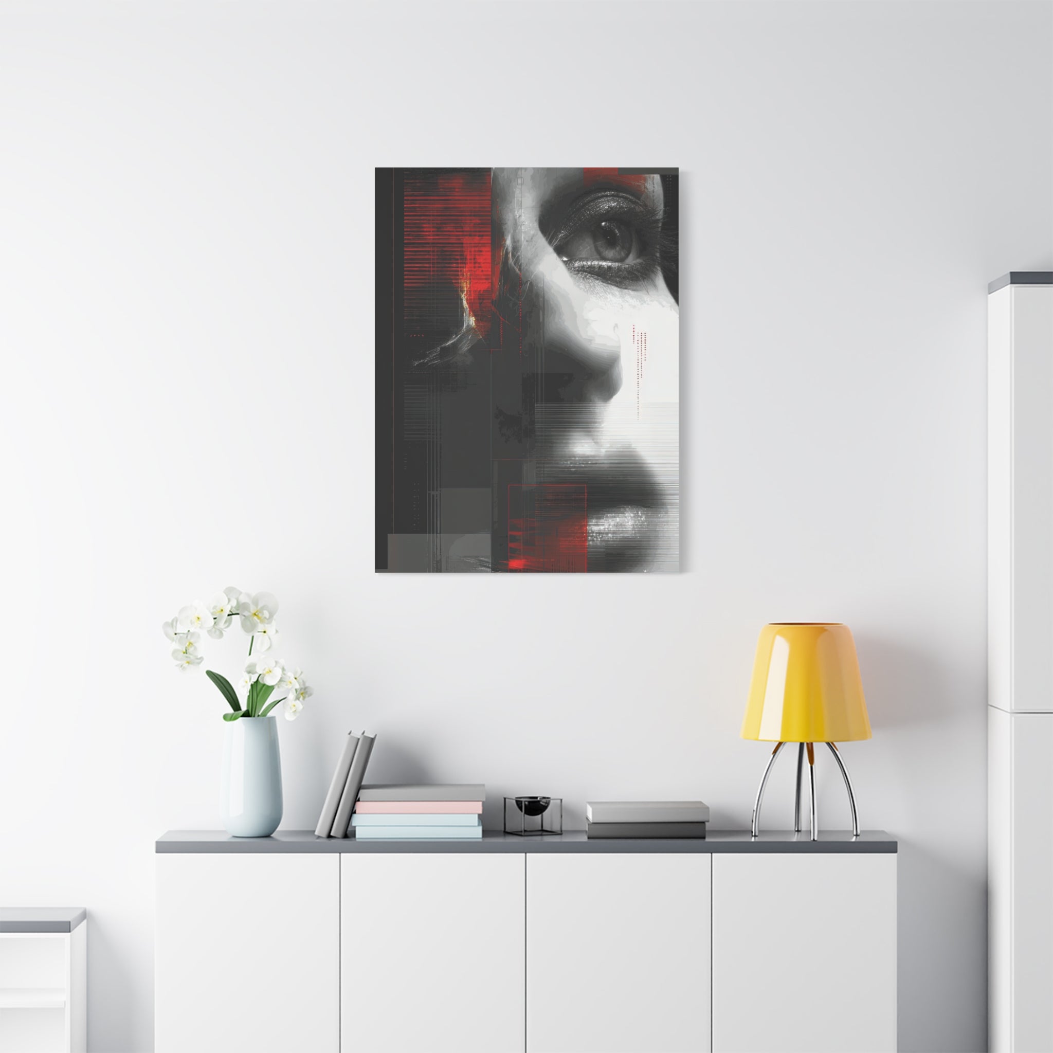 🔴 RED SHIFT: REFLECT | Abstract Wall Art