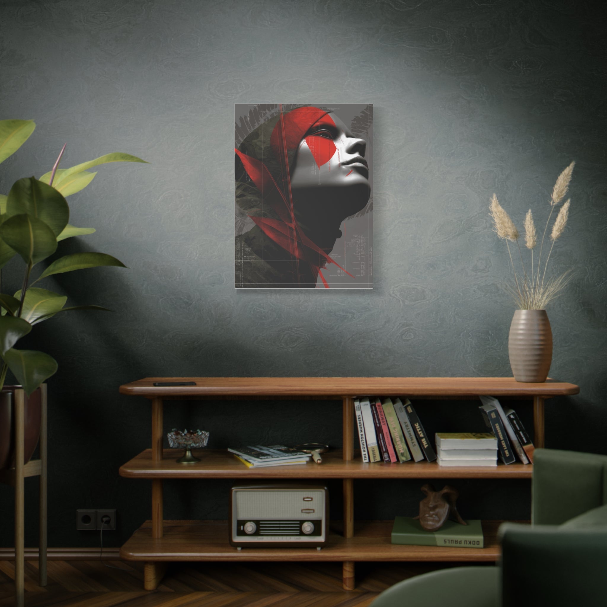 🔴 RED SHIFT: ASCENSION | Abstract Wall Art