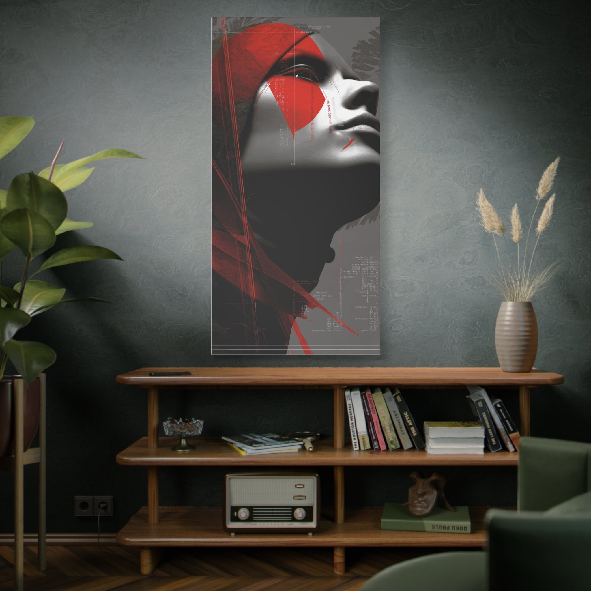🔴 RED SHIFT: ASCENSION | Abstract Wall Art