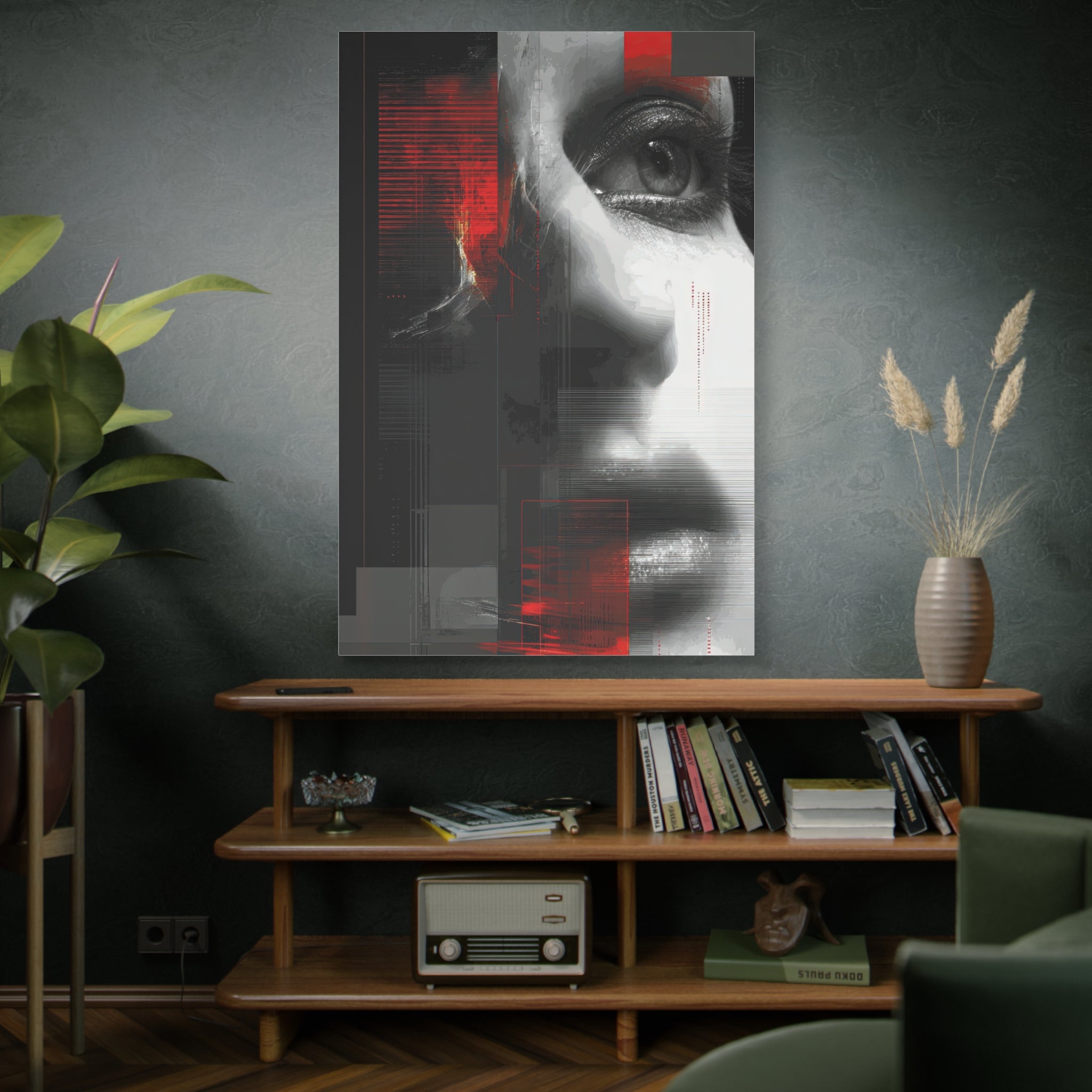 🔴 RED SHIFT: REFLECT | Abstract Wall Art