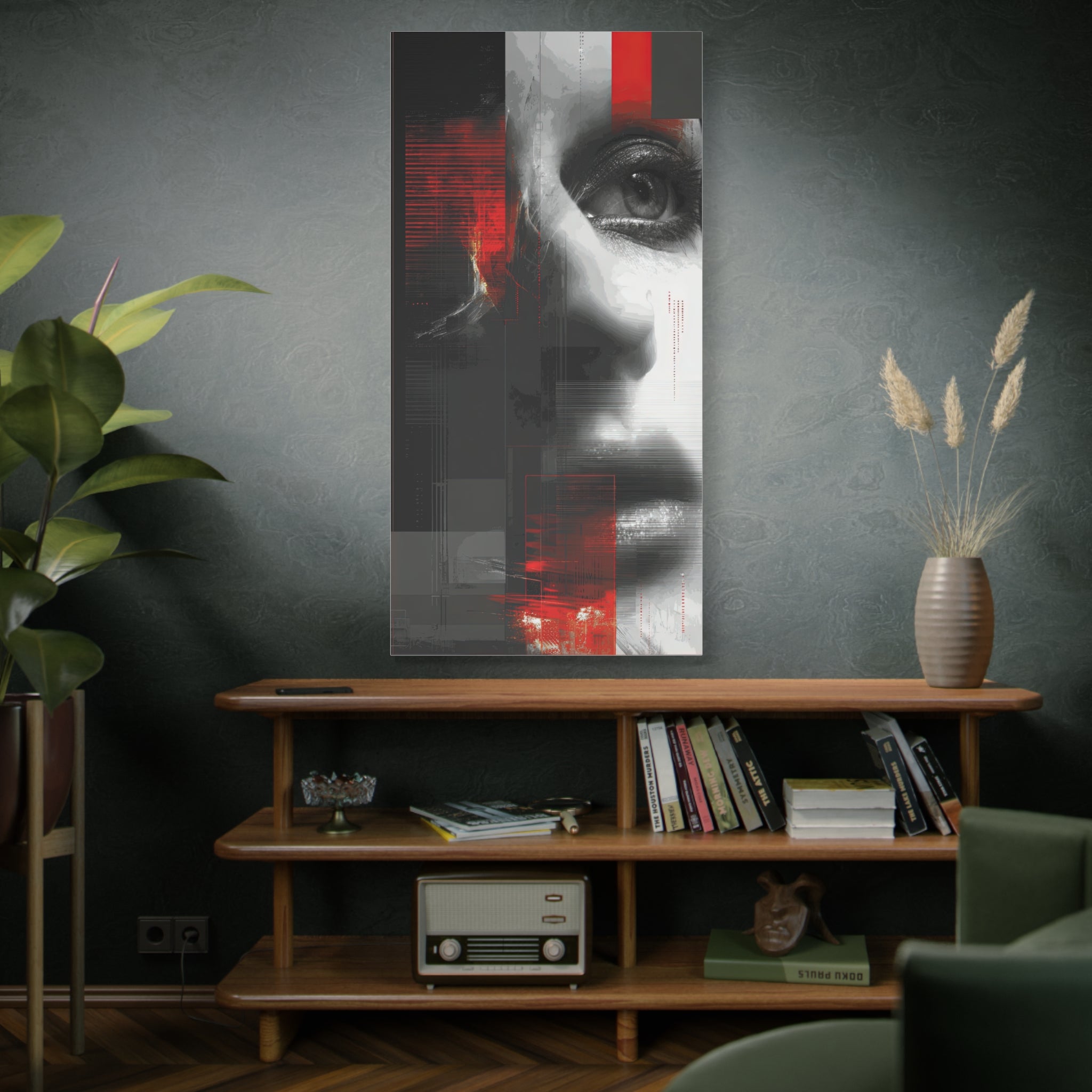 🔴 RED SHIFT: REFLECT | Abstract Wall Art