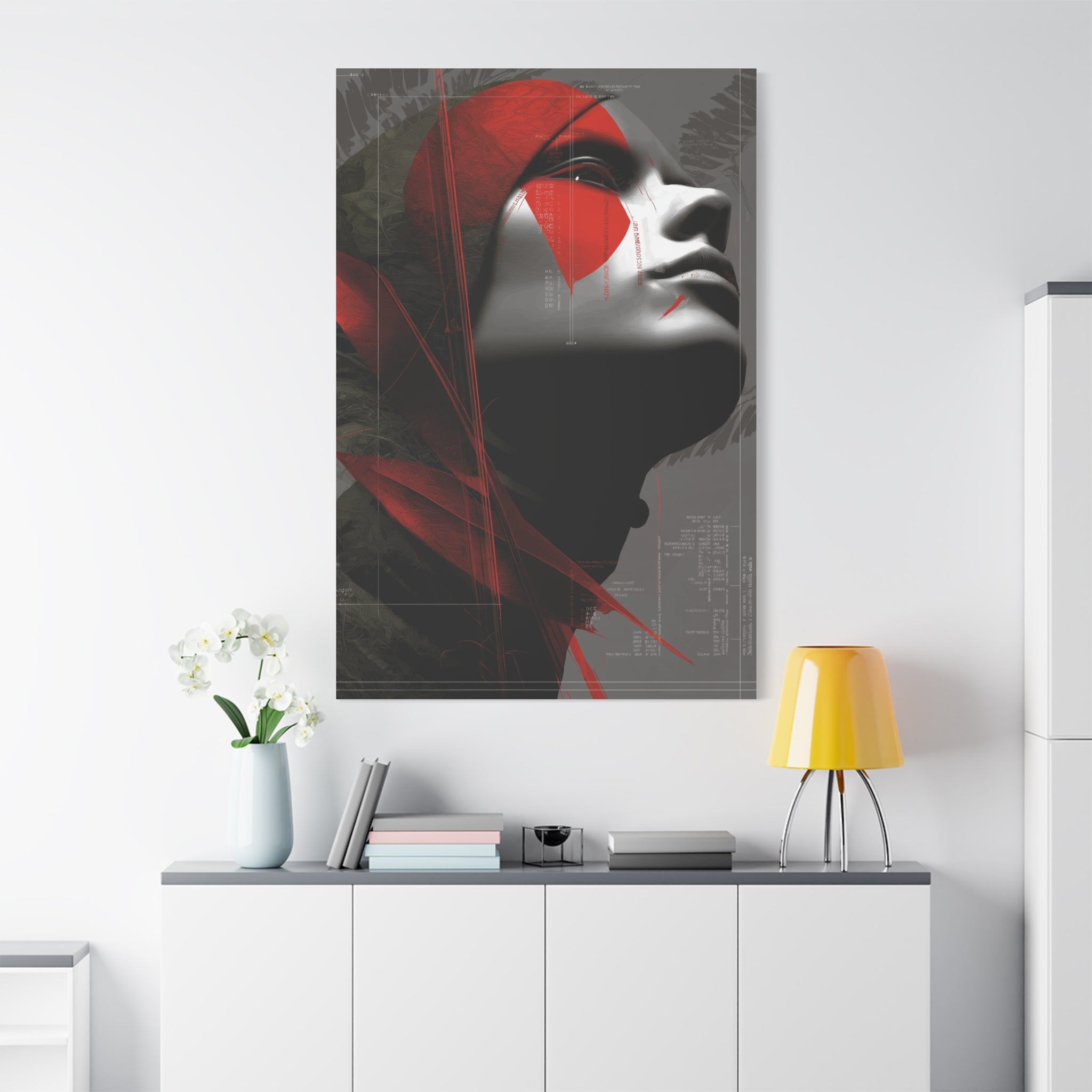 🔴 RED SHIFT: ASCENSION | Abstract Wall Art