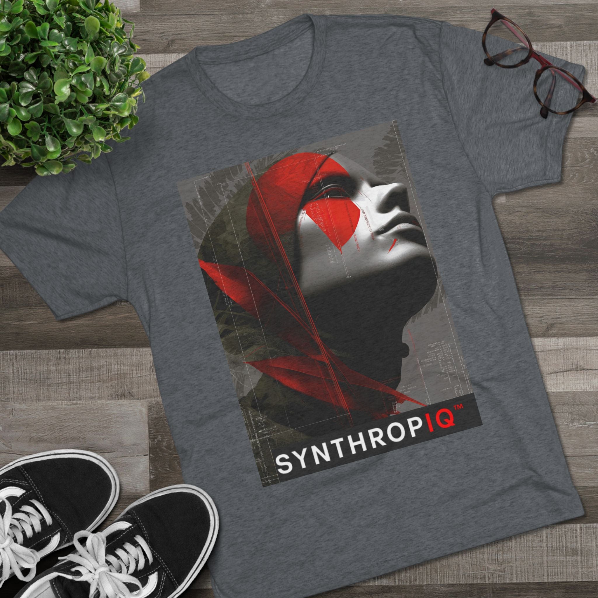 SYNTHROPIQ | 🔴 RED SHIFT: ASCENSION Unisex Tri-Blend Tee